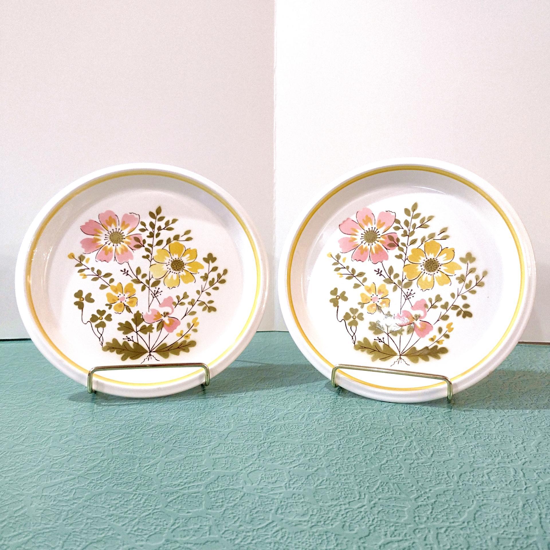 Mikasa Light N Lively Lausanne Salad Dessert Appetizer Sandwich Ceramic Plates, Set of Two