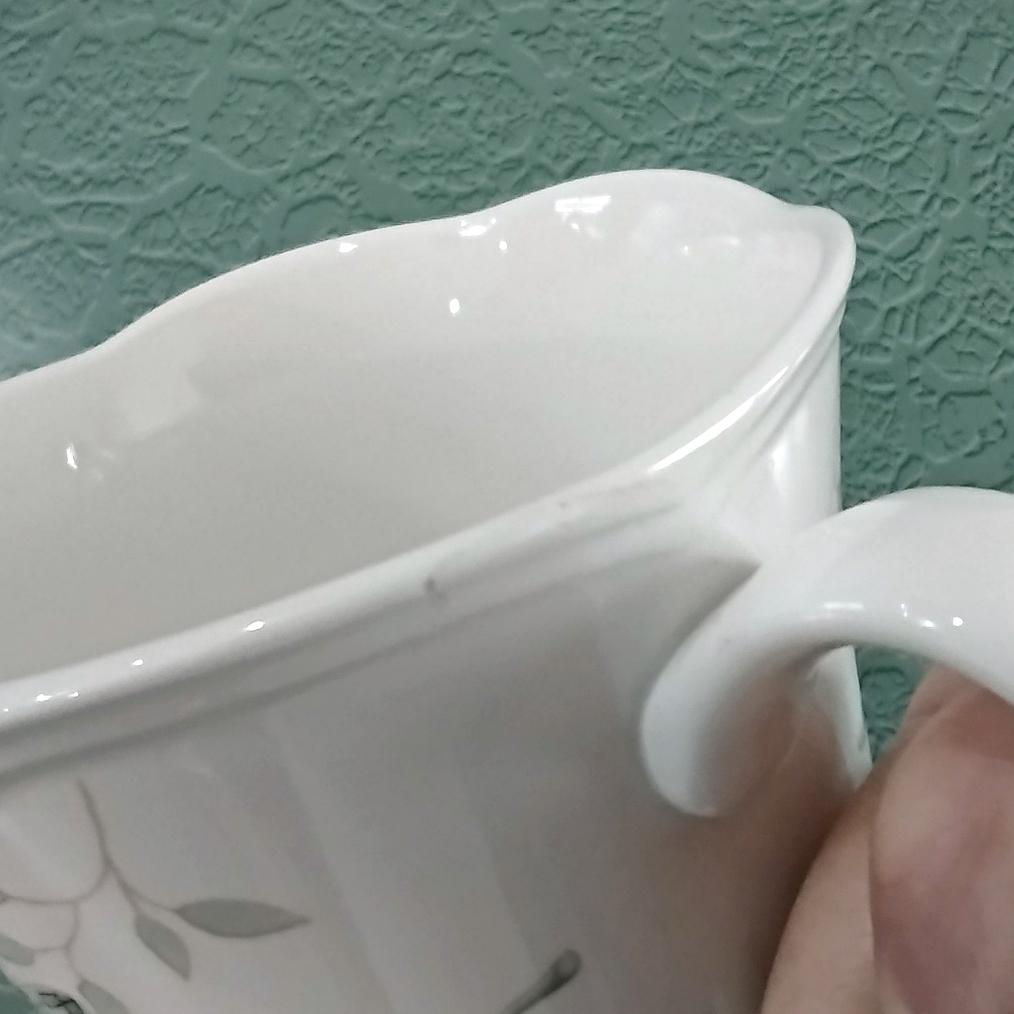 Vintage Lenox Butterfly Mugs, Set of Two, Monarch and Eastern Tailed Blue Butterfly Designs