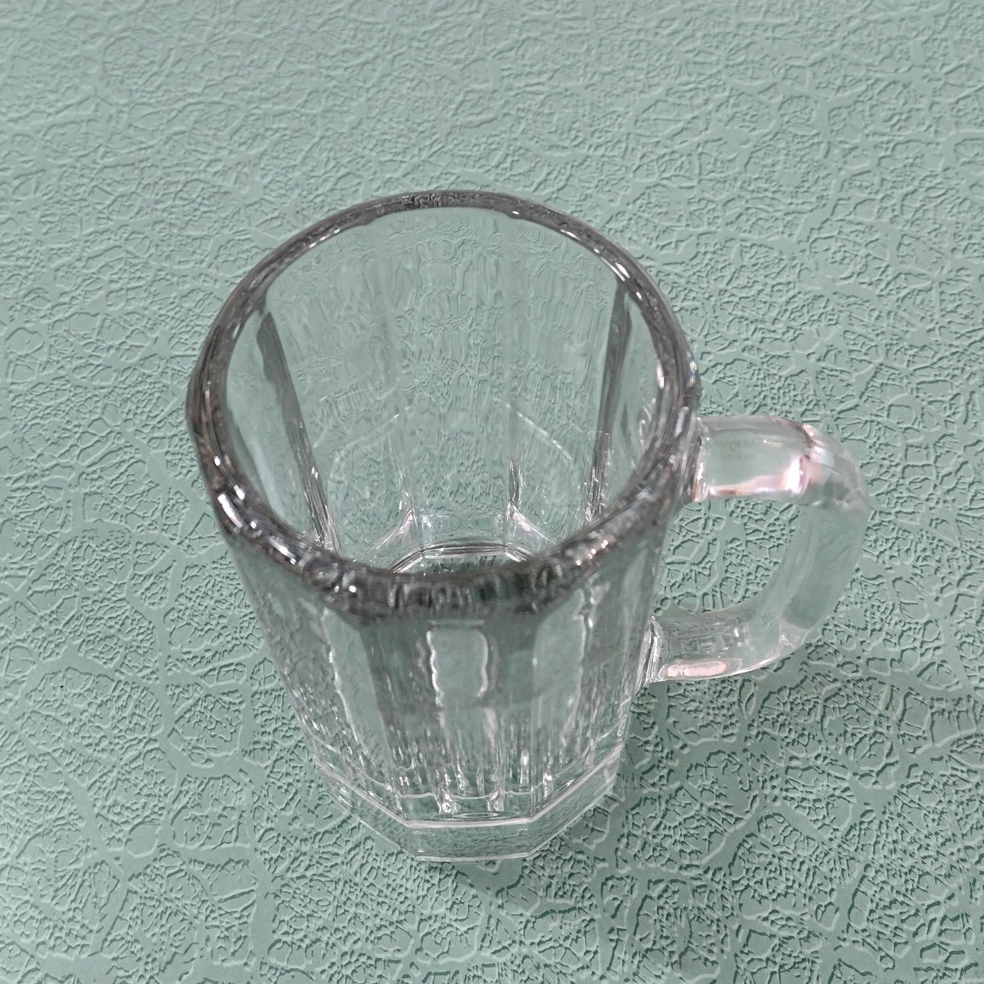 Vintage Libbey Heavy Weight Paneled Beer Mug, 16 Ounce Clear Glass Mug