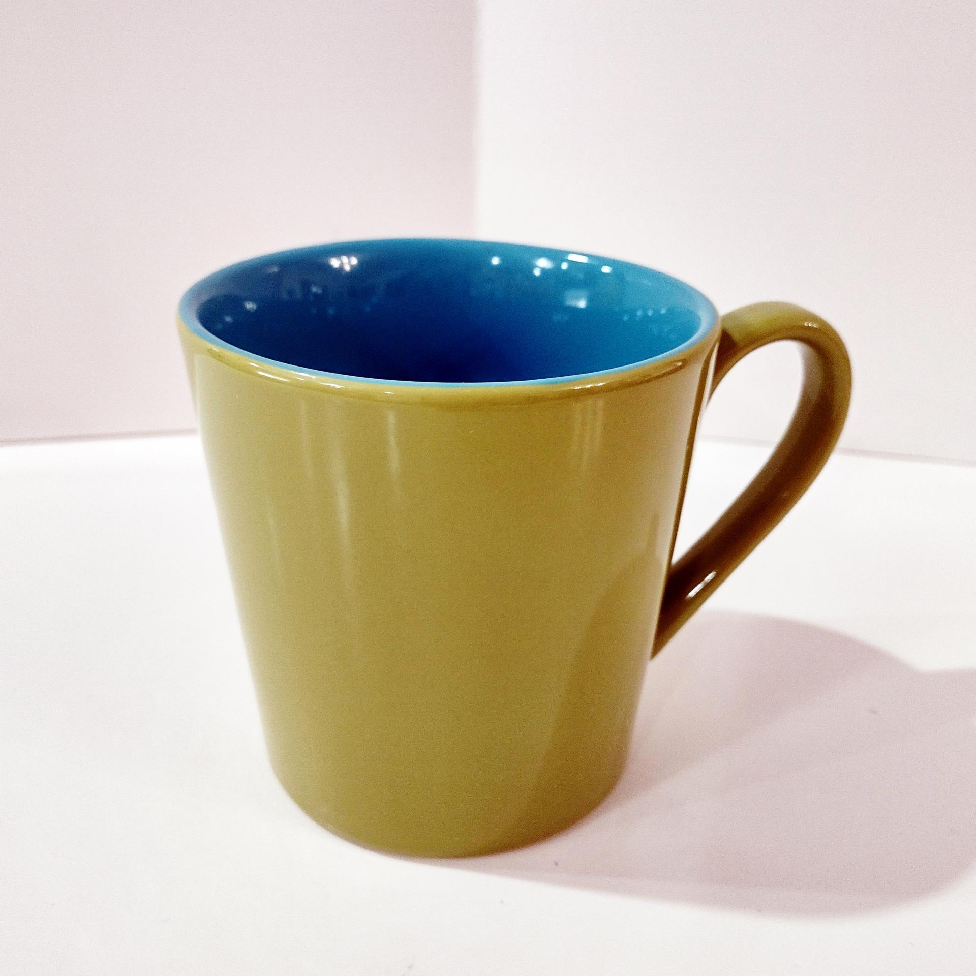 Vintage Life is Good Have a Nice Daisy Ceramic Coffee Tea Mug, Do What You Like Like What You Do, Large Oversized Mug