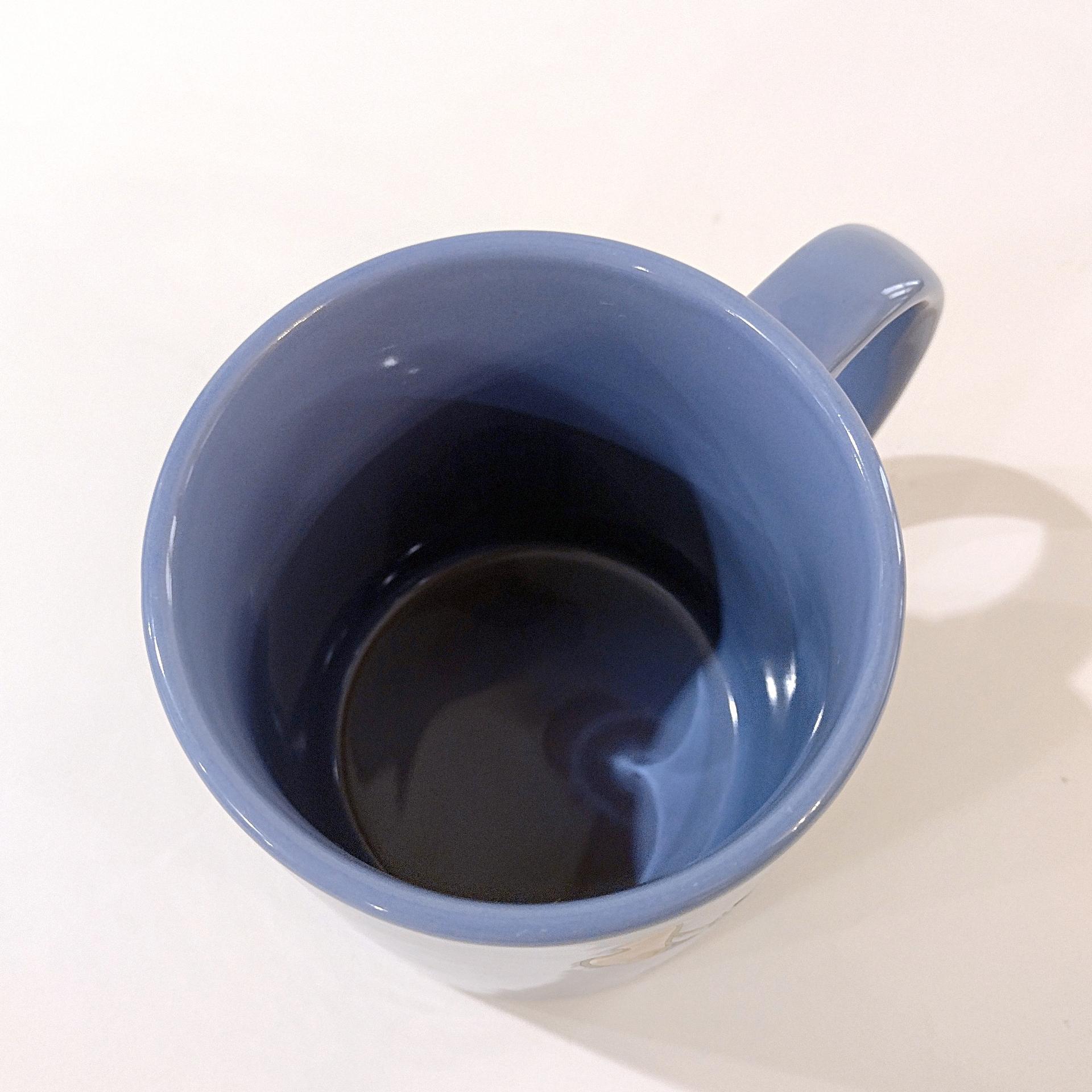 Vintage Disney Lilo and Stitch Blue Ceramic Oversized Coffee Tea Mug