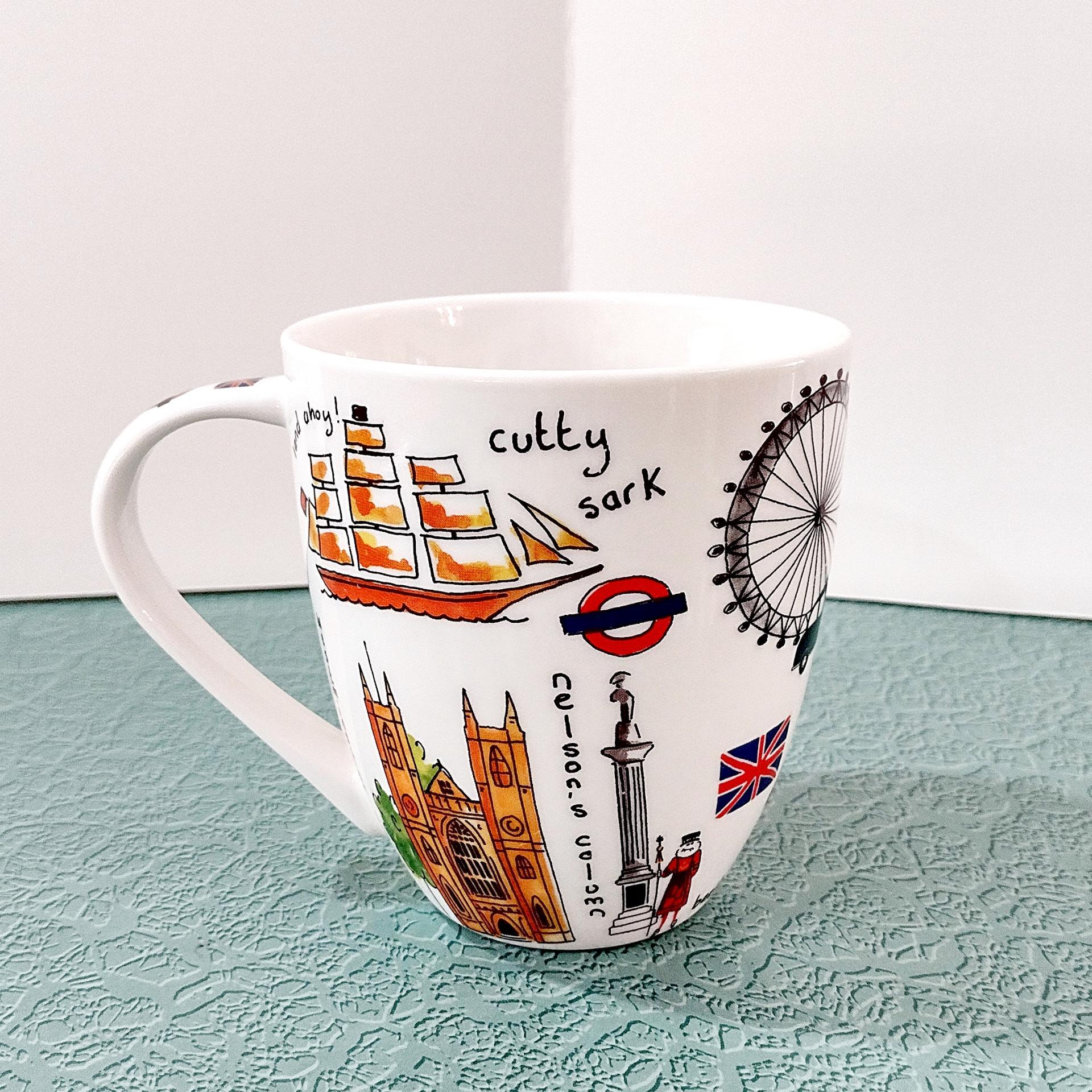 Vintage James Sadler Sights of London Ceramic Coffee Tea Mug