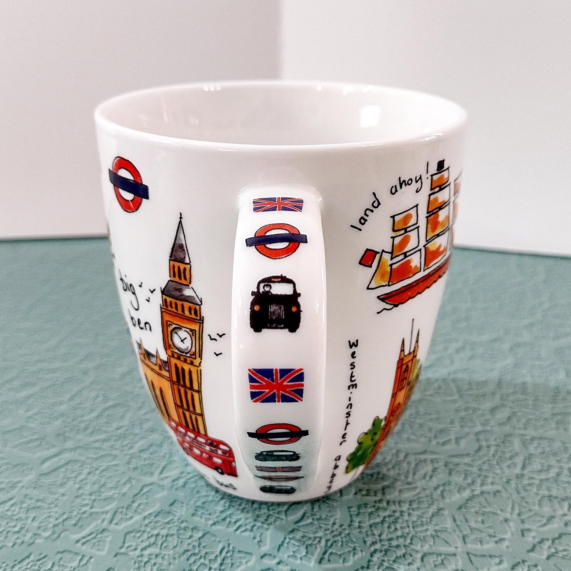 Vintage James Sadler Sights of London Ceramic Coffee Tea Mug
