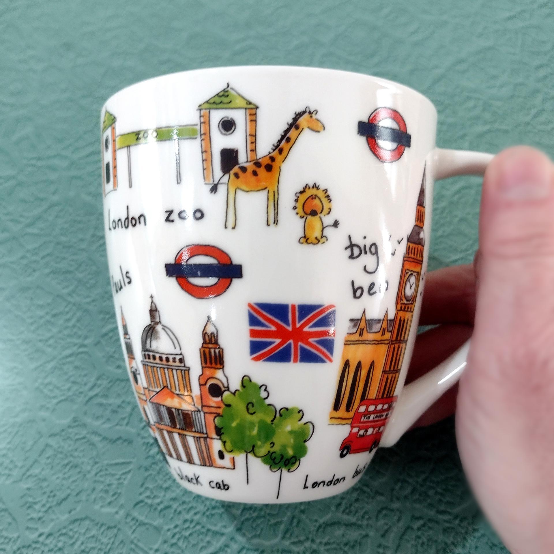 Vintage James Sadler Sights of London Ceramic Coffee Tea Mug