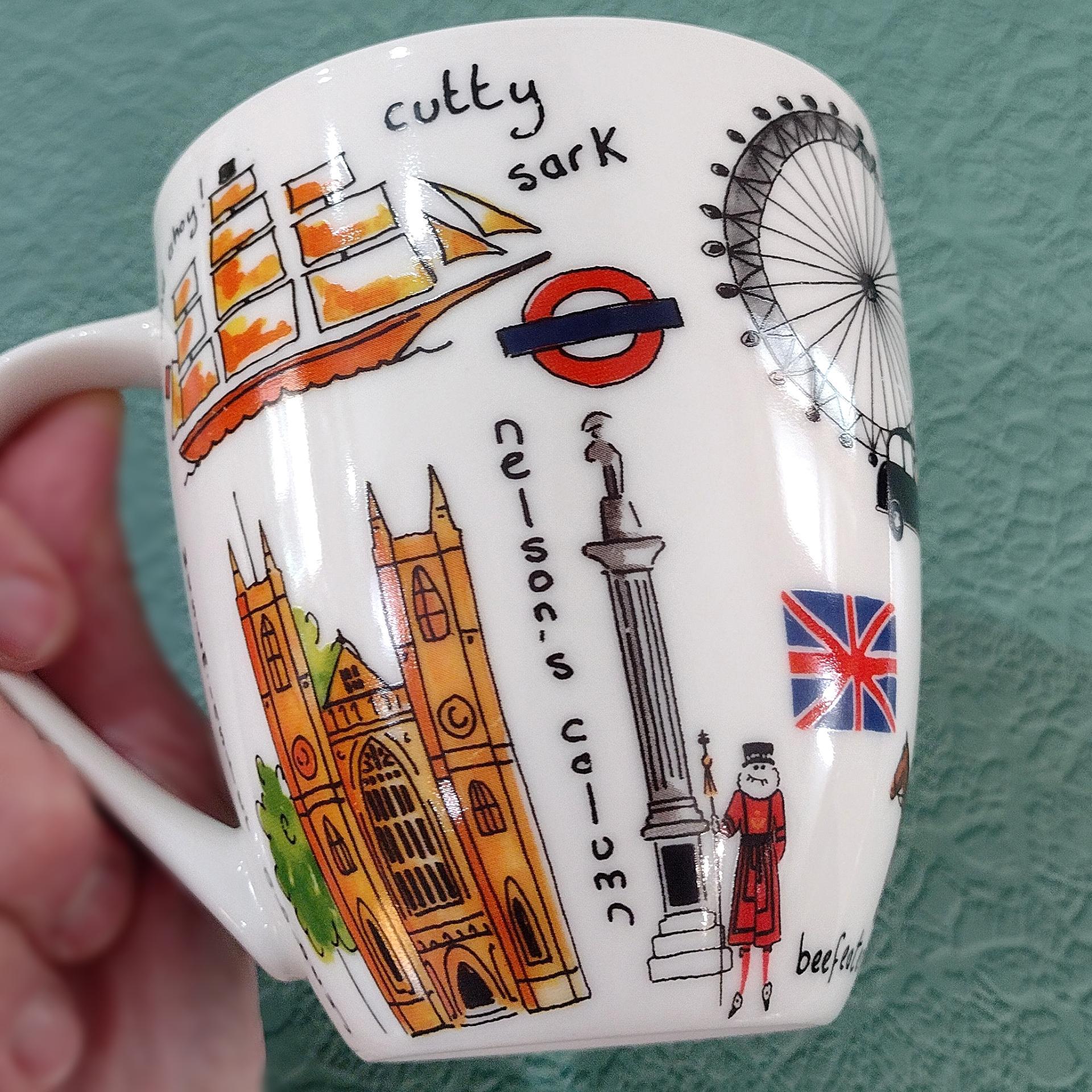 Vintage James Sadler Sights of London Ceramic Coffee Tea Mug