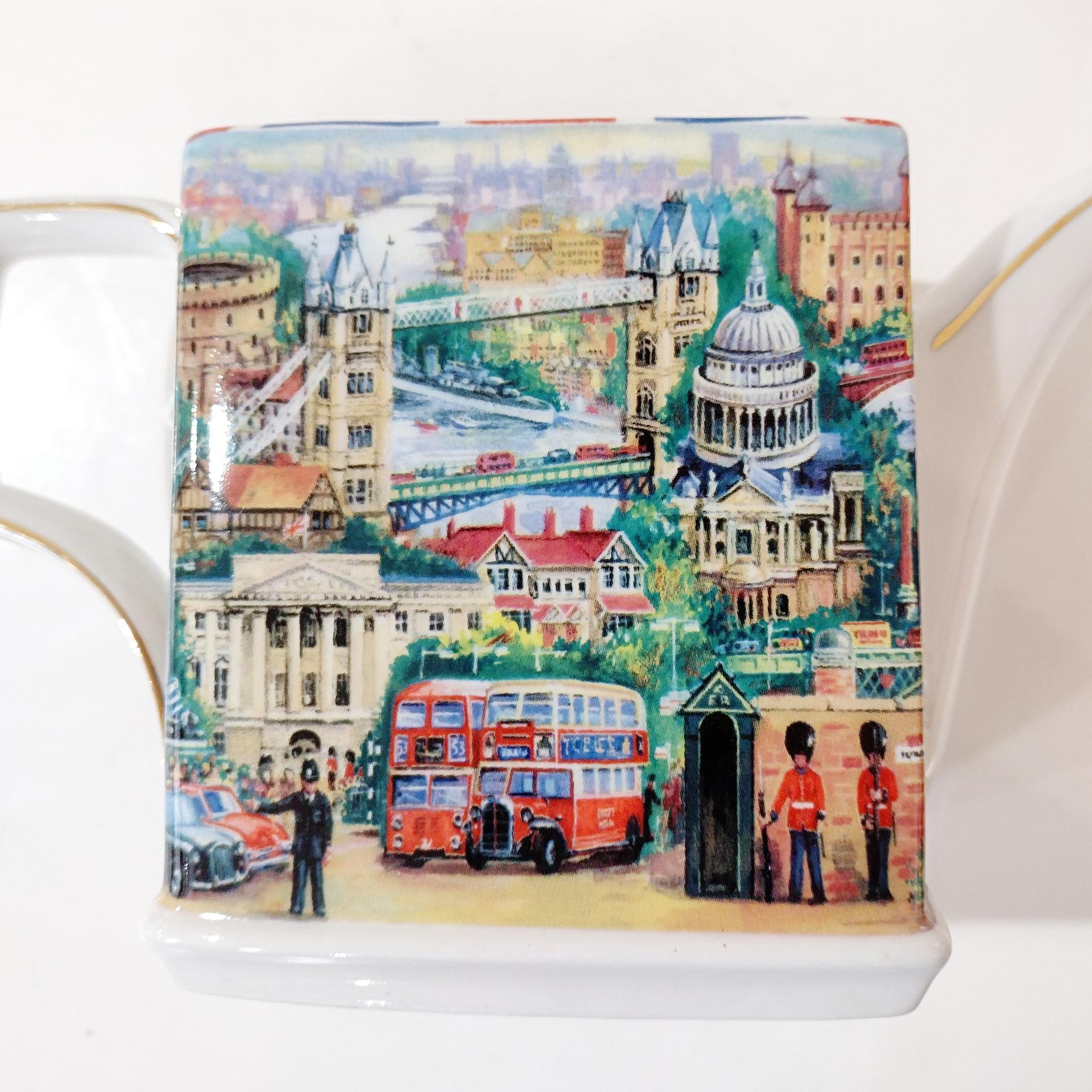 Vintage James Sadler City of London Teapot, Best of British Collection Tea Pot