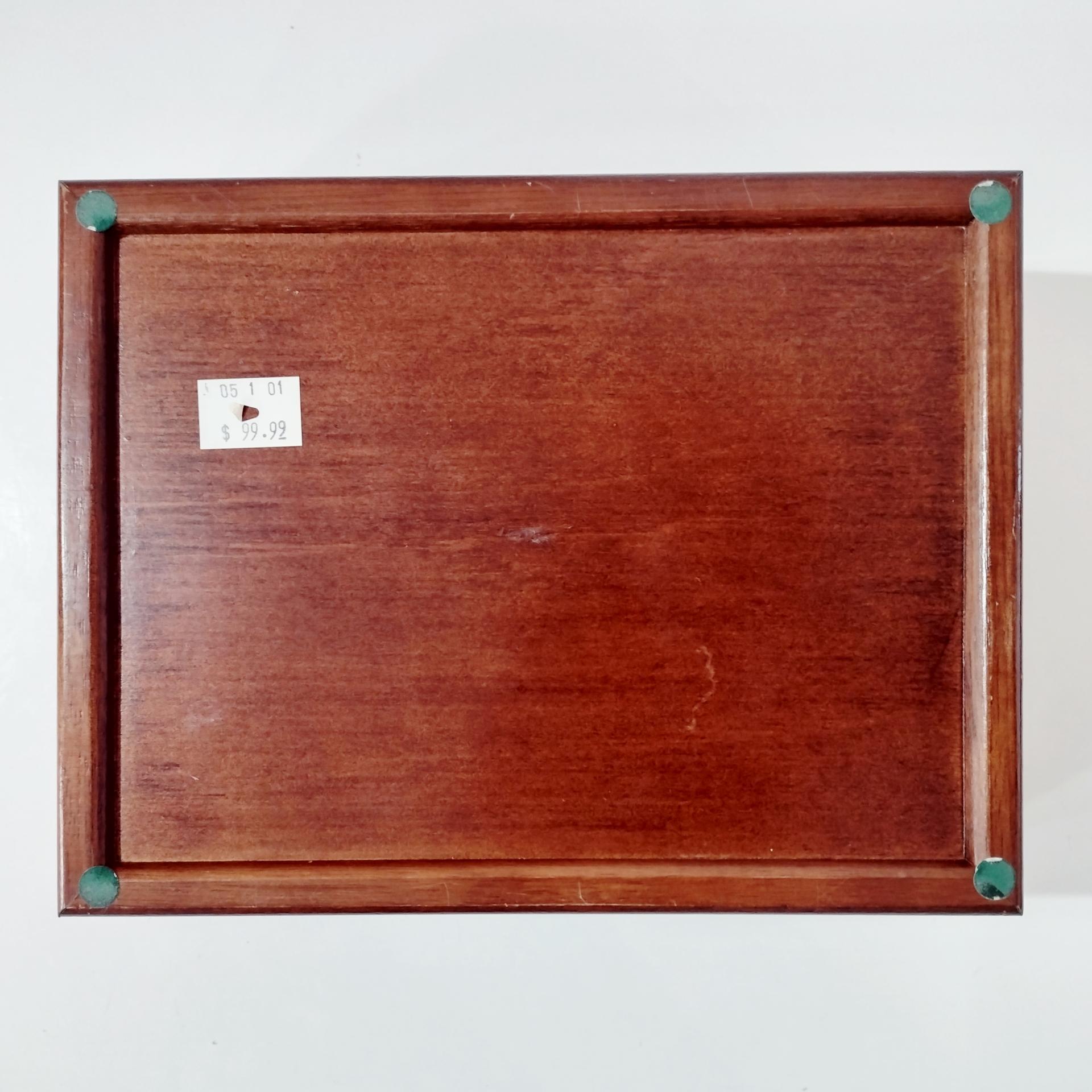 Vintage Loyola College Memorial Chapel Wooden Jewelry Keepsake Box, Martin Barry Ink and Watercolor Art Print