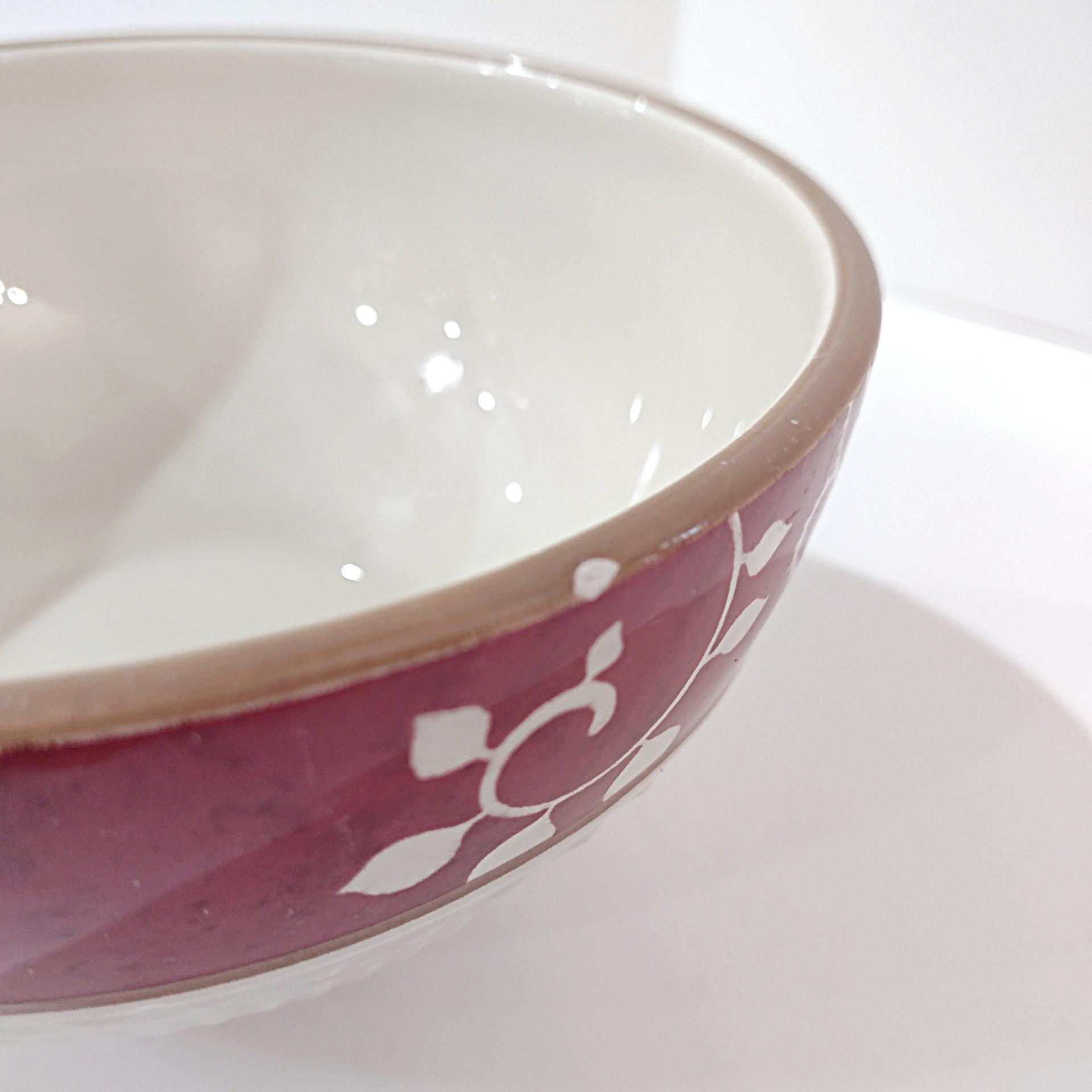 Vintage Pier One Maribeth Ironstone 6 Inch Coupe Cereal Salad Bowls, Set of 4