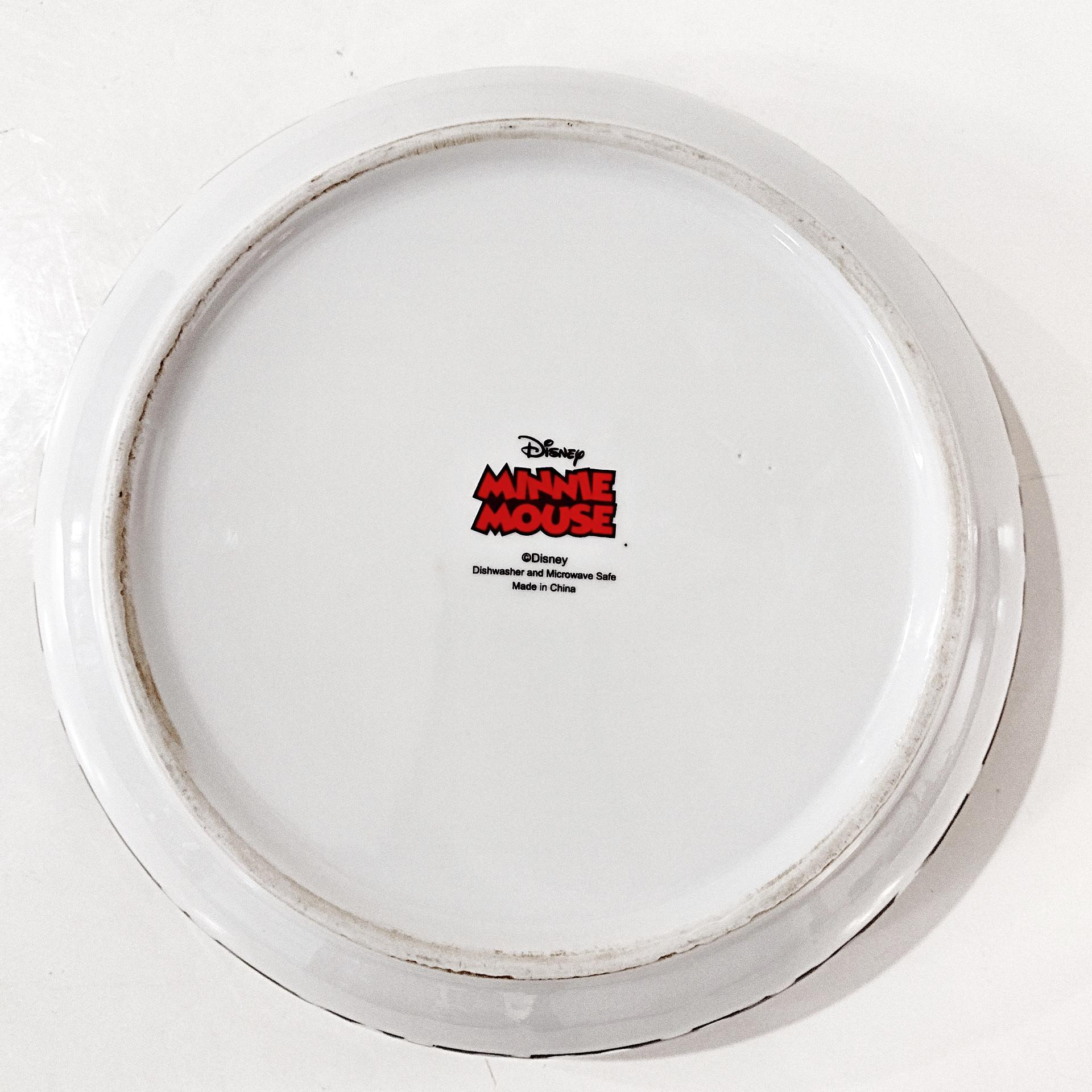 Vintage Mini Mouse Polka Dot Dinner Pasta Bowl