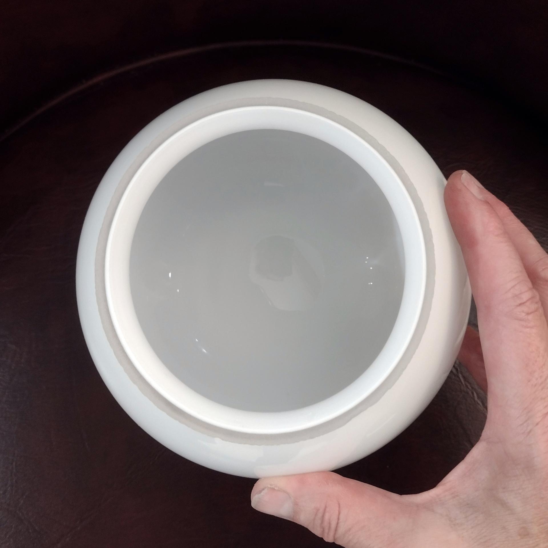 Vintage Round White Milk Glass Globe Light Cover Shade
