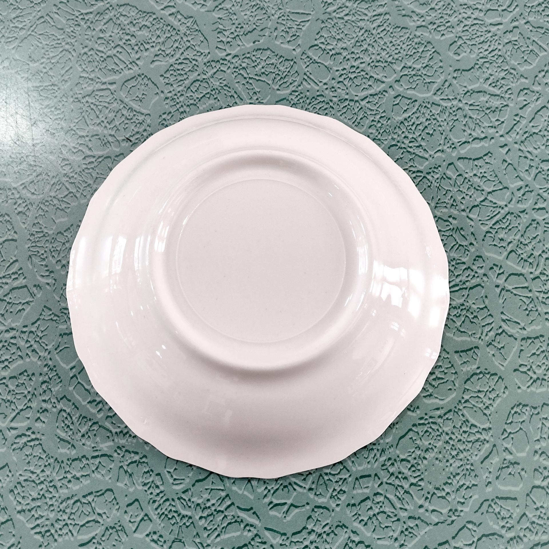 Vintage Canonsburg Moss Rose Dessert Fruit Bowls, Set of 5, MCM Pink Floral Trinket Jewelry Soap Dishes