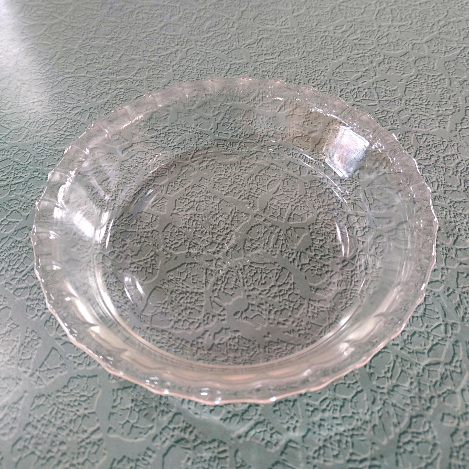 Vintage Pyrex Mini Pie Tart Dish 206, Set of Two, Clear Glass Fluted Pie Plate