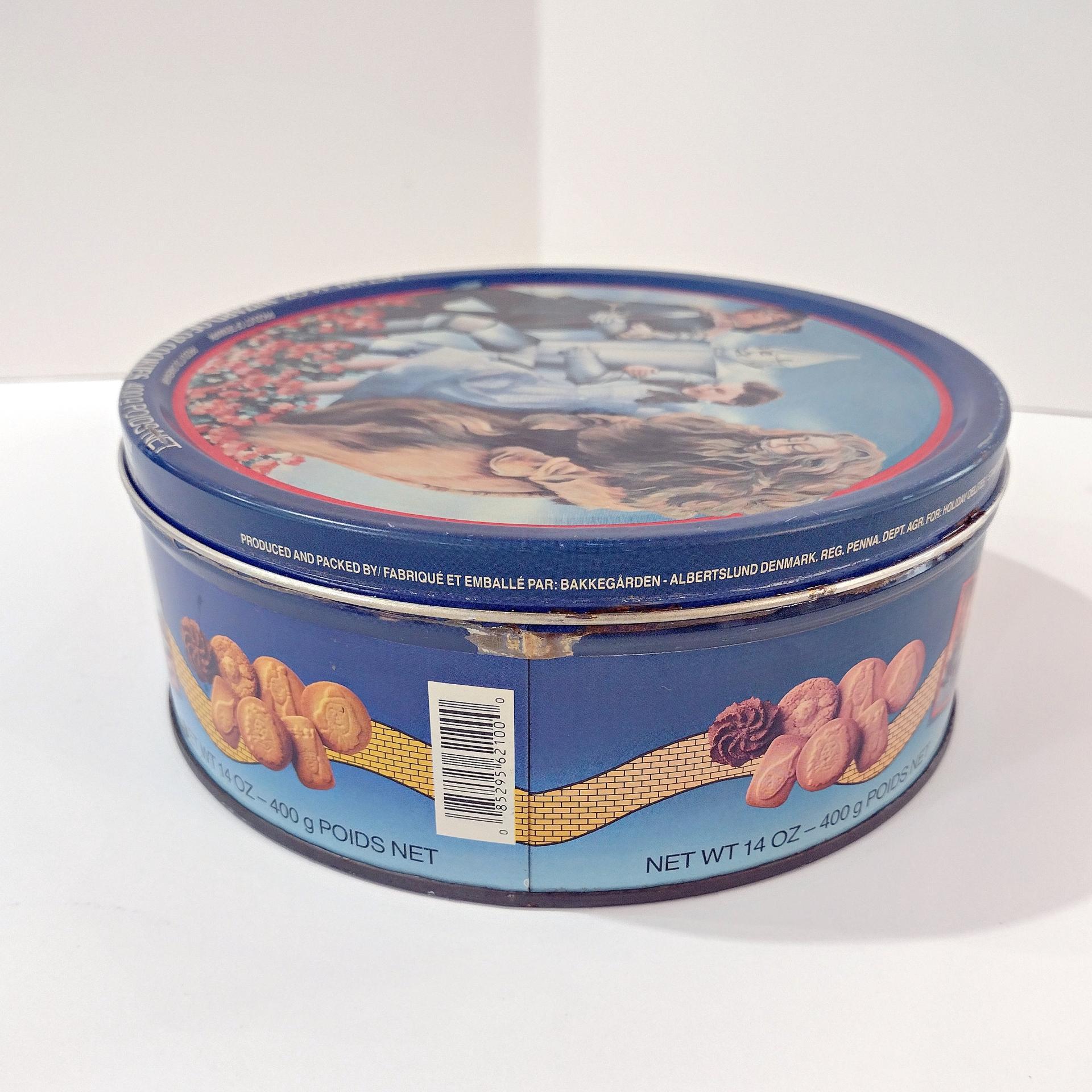 Vintage Wizard of Oz 50th Anniversary Denmark Cookie Tin, Wizard of Oz Collectible Metal Storage Tin