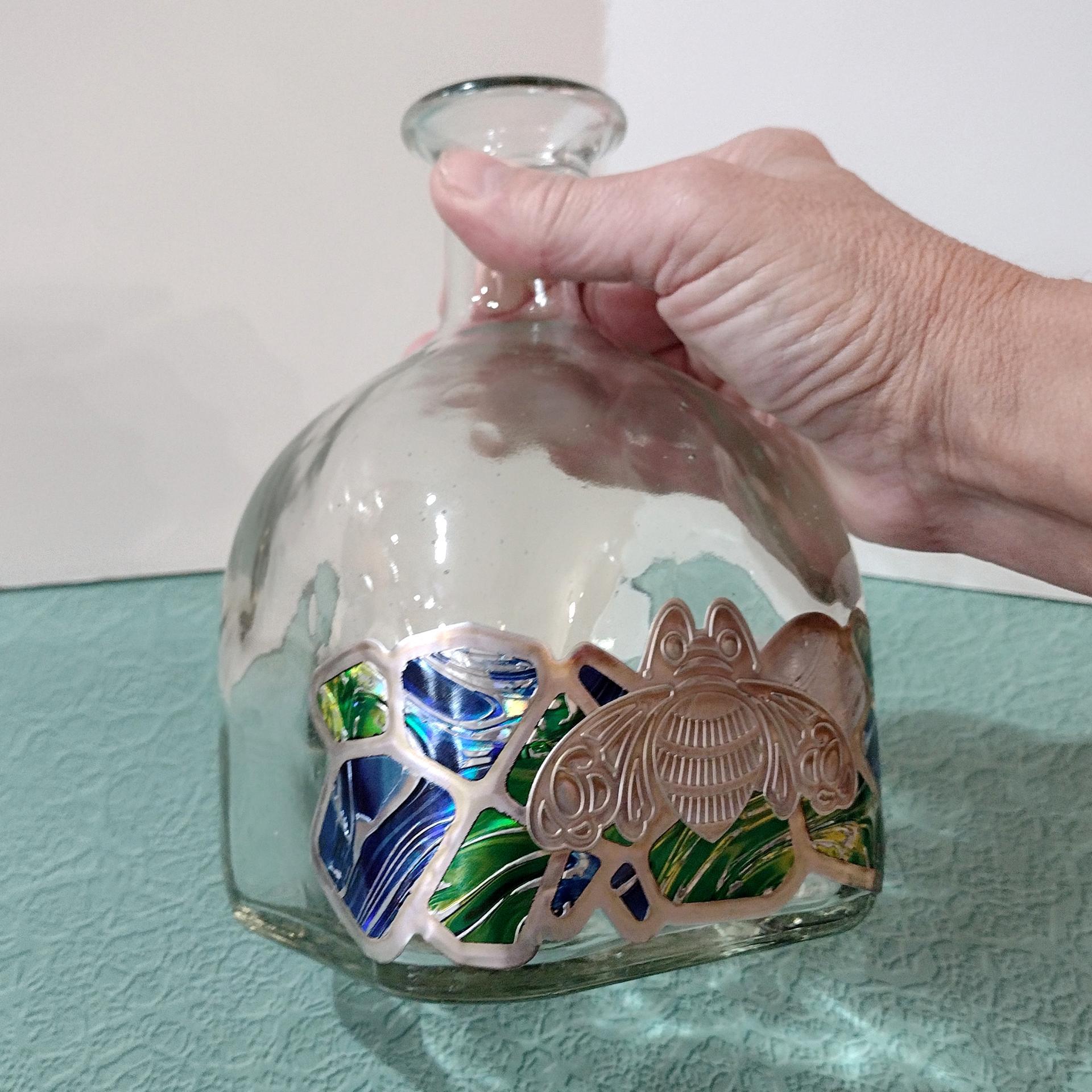 Vintage Patron Tequila Silver Bee Limited Edition Liquor Bottle