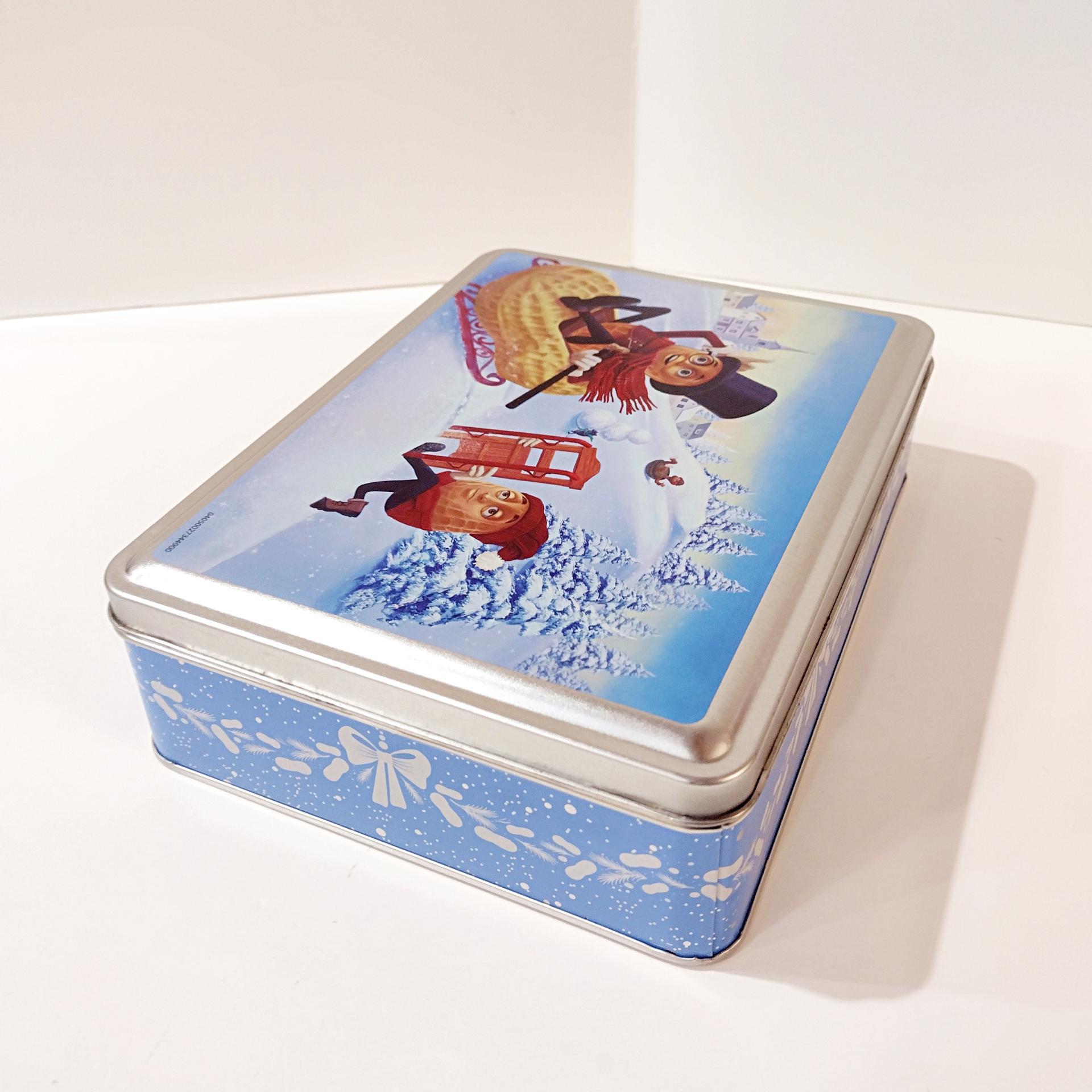 Vintage Planters Peanut Tin Storage Container