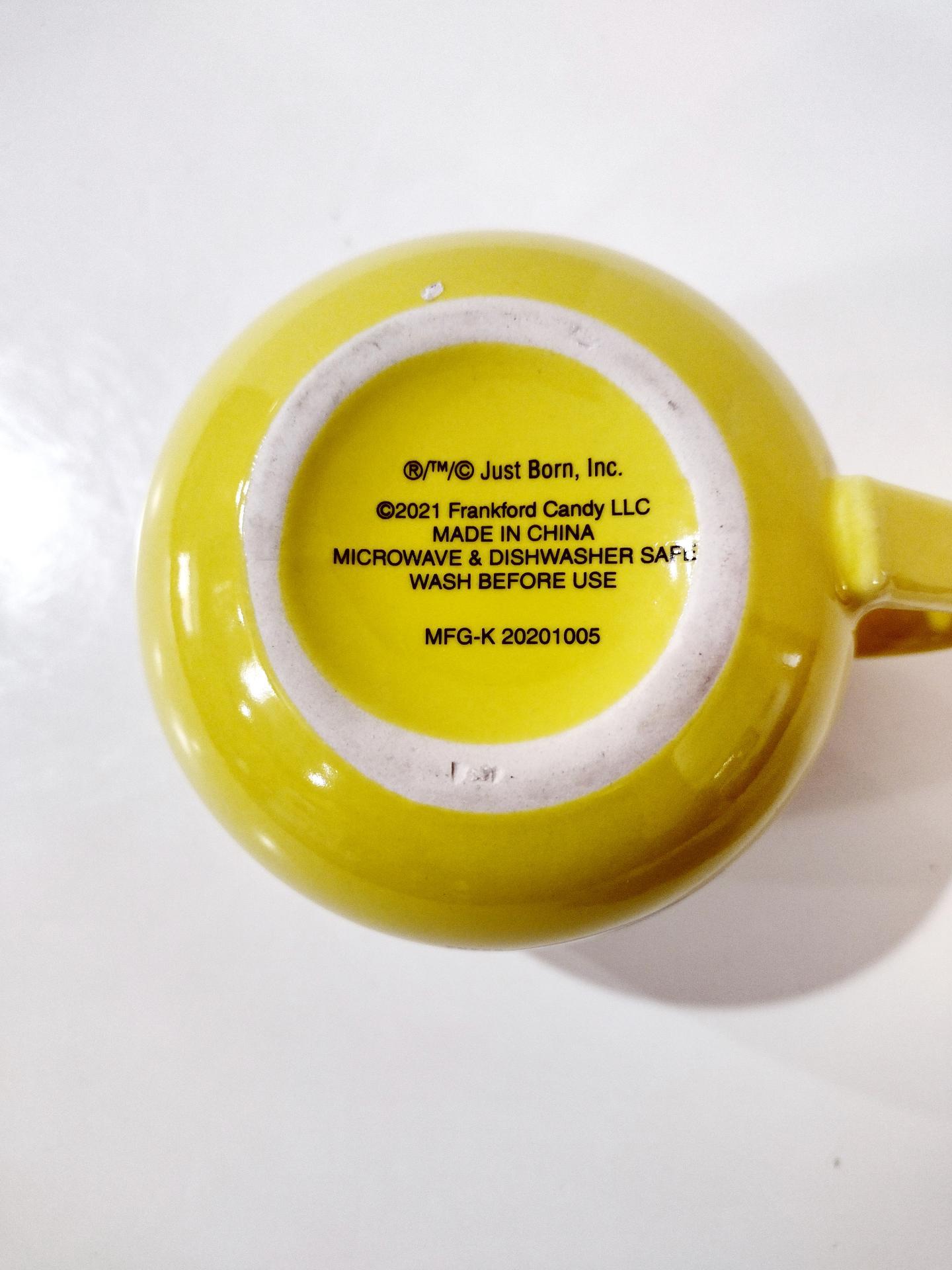 Vintage Yellow Peeps Marshmallow Candies Ceramic Coffee Tea Mug