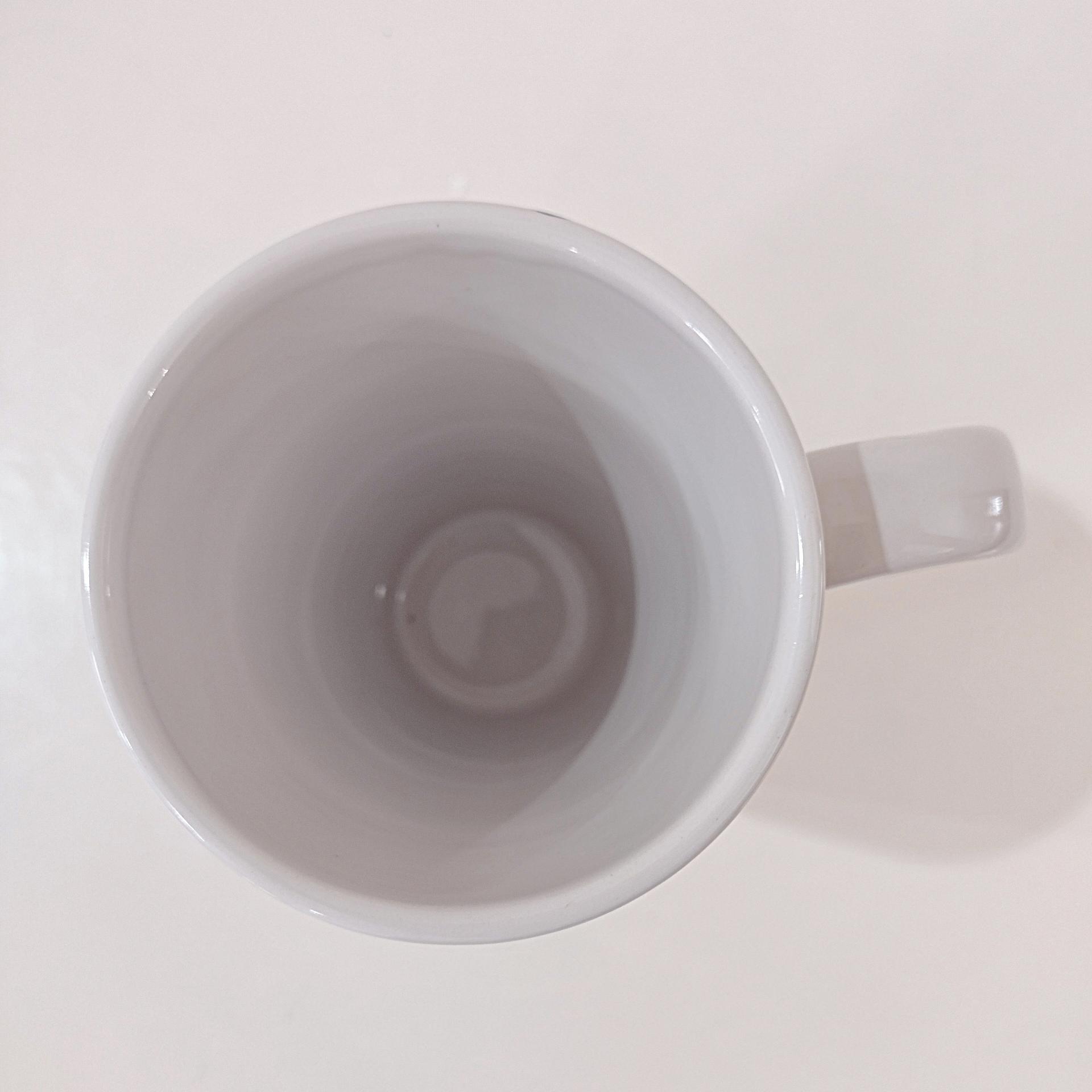 Vintage Pen and Pencil Ceramic Tall Coffee Mug Pencil Holder