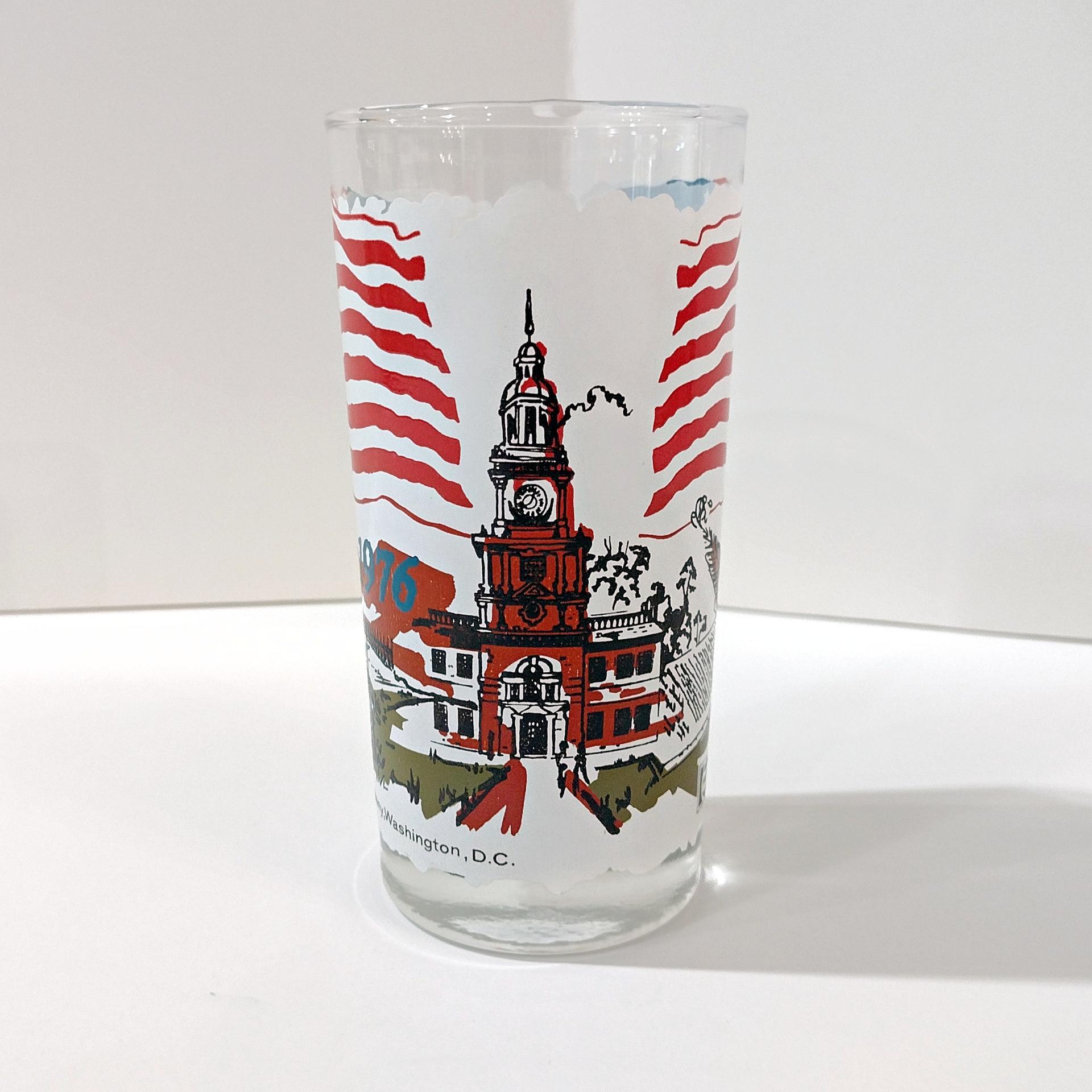 Vintage Pepsi Cola 1776-1976 Bicentennial Drinking Glass