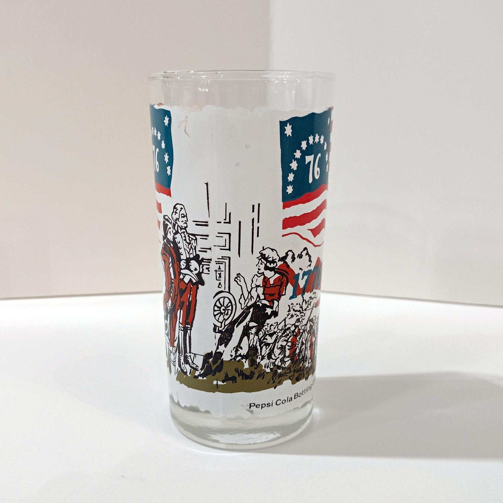 Vintage Pepsi Cola 1776-1976 Bicentennial Drinking Glass