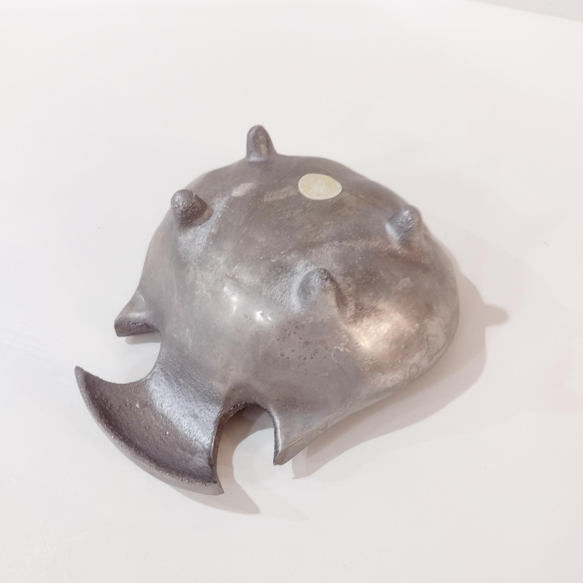 Pewter Shell Fish Tale Decorative Bowl, Candy Nut Dish, Trinket Dish, Dip Sauce Bowl, Soap Dish