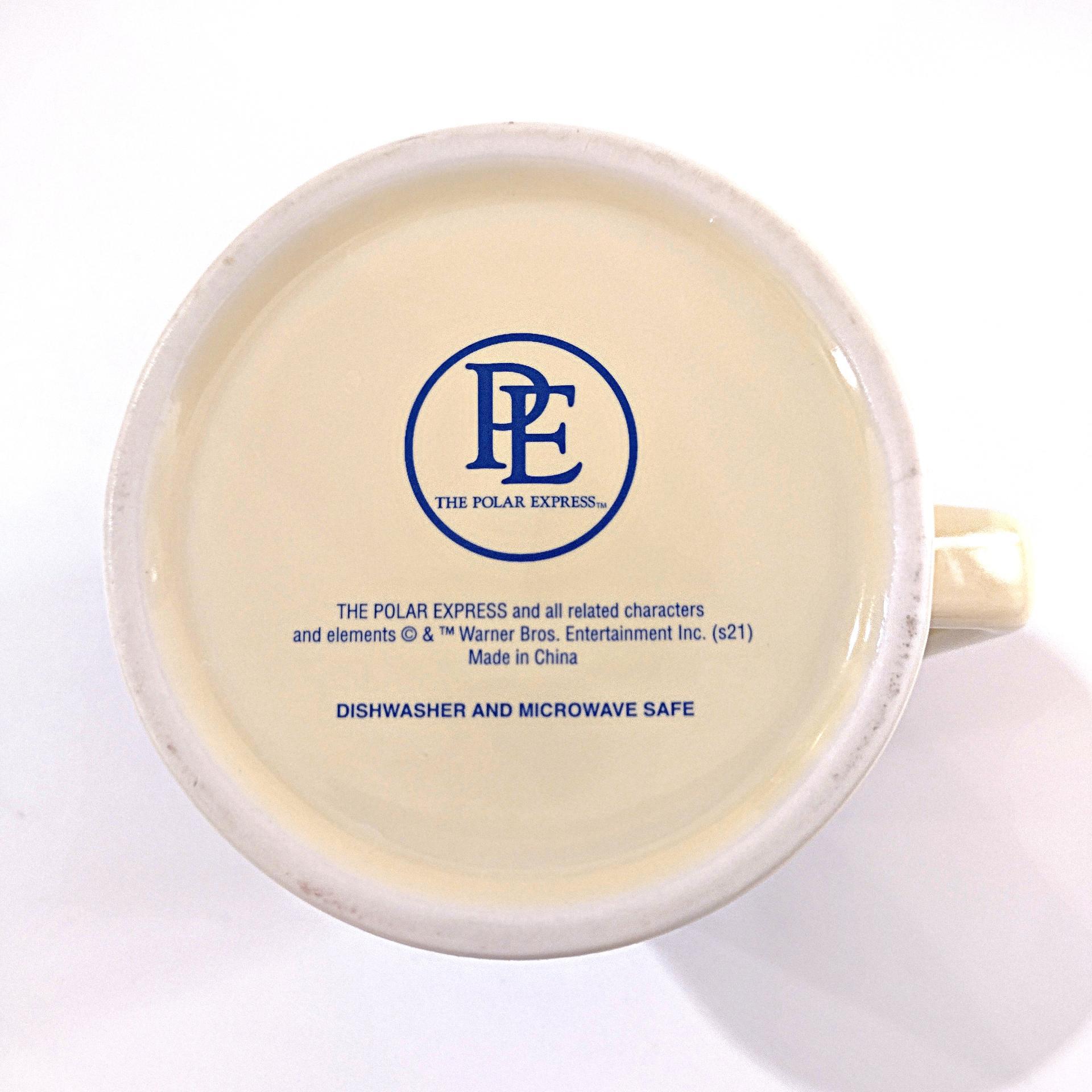Vintage Polar Express Believe Ceramic Coffee Tea Hot Chocolate Mug, Christmas Holiday Mug