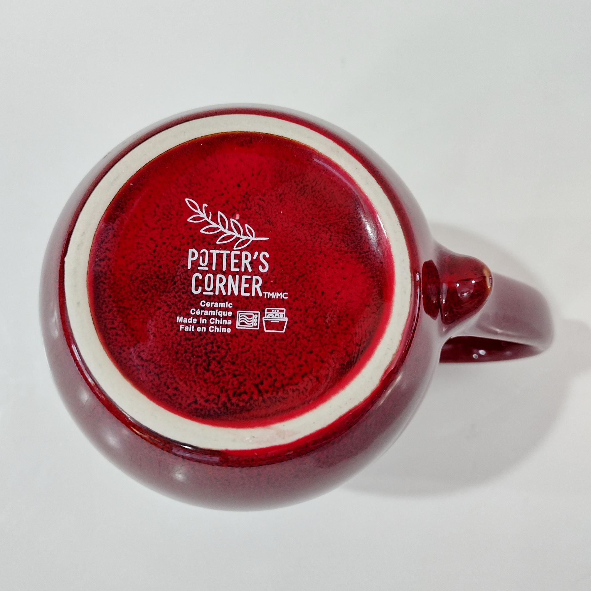 Vintage Brown Drip Glaze Oversized Ceramic Mug, Potters Corner Mug