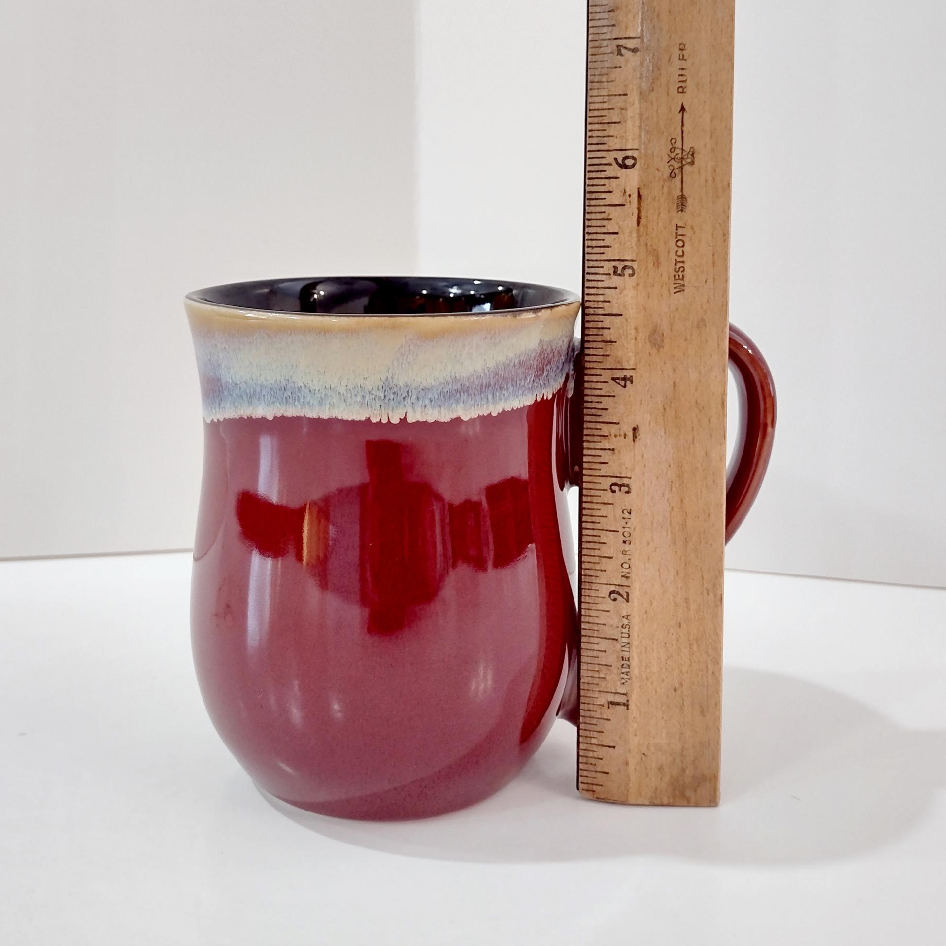 Vintage Brown Drip Glaze Oversized Ceramic Mug, Potters Corner Mug