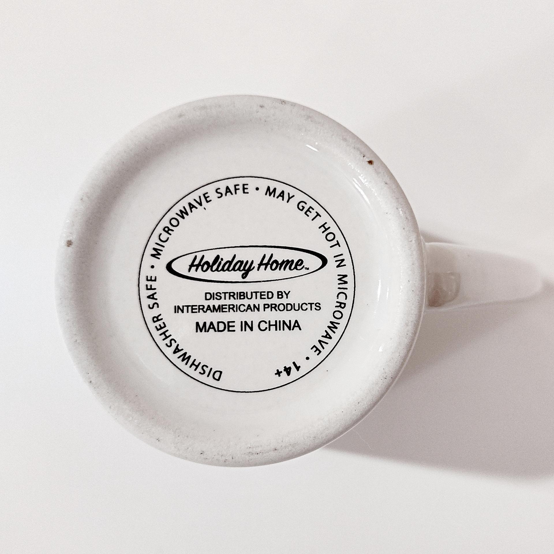 Vintage Puppy Dog and Heart Puppy Love Ceramic Mug