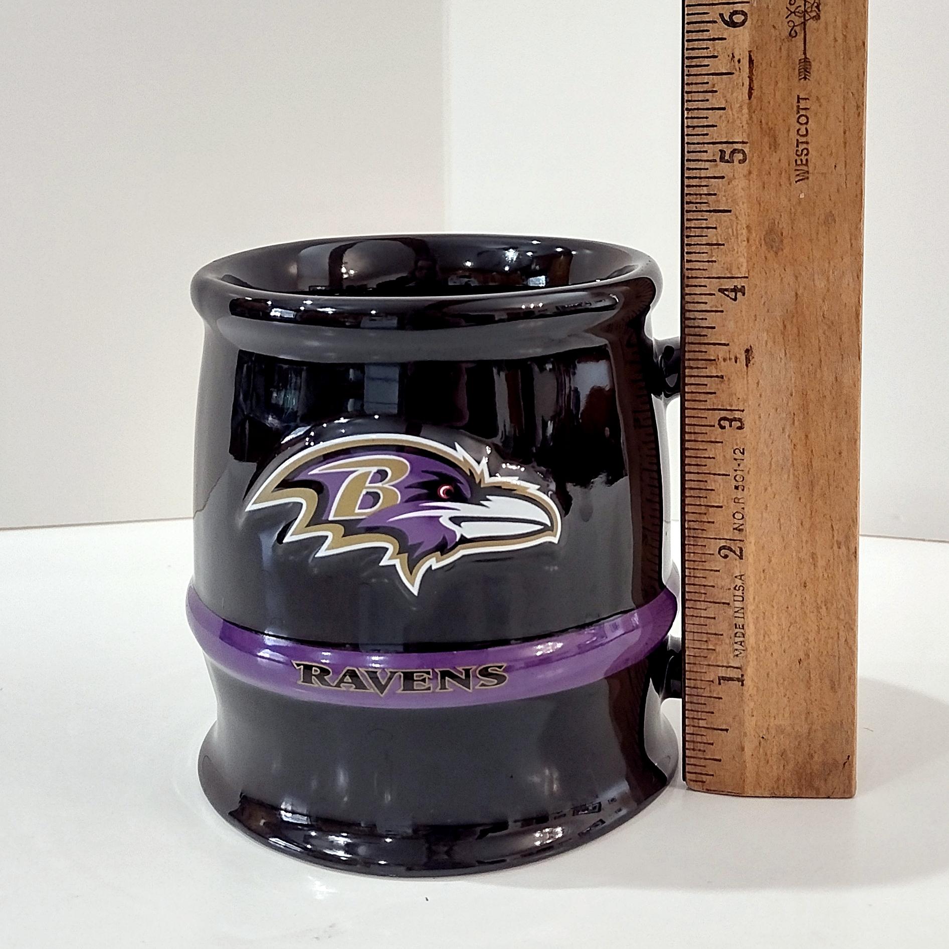 Vintage Baltimore Ravens Football Ceramic Coffee Tea Oversized Mug