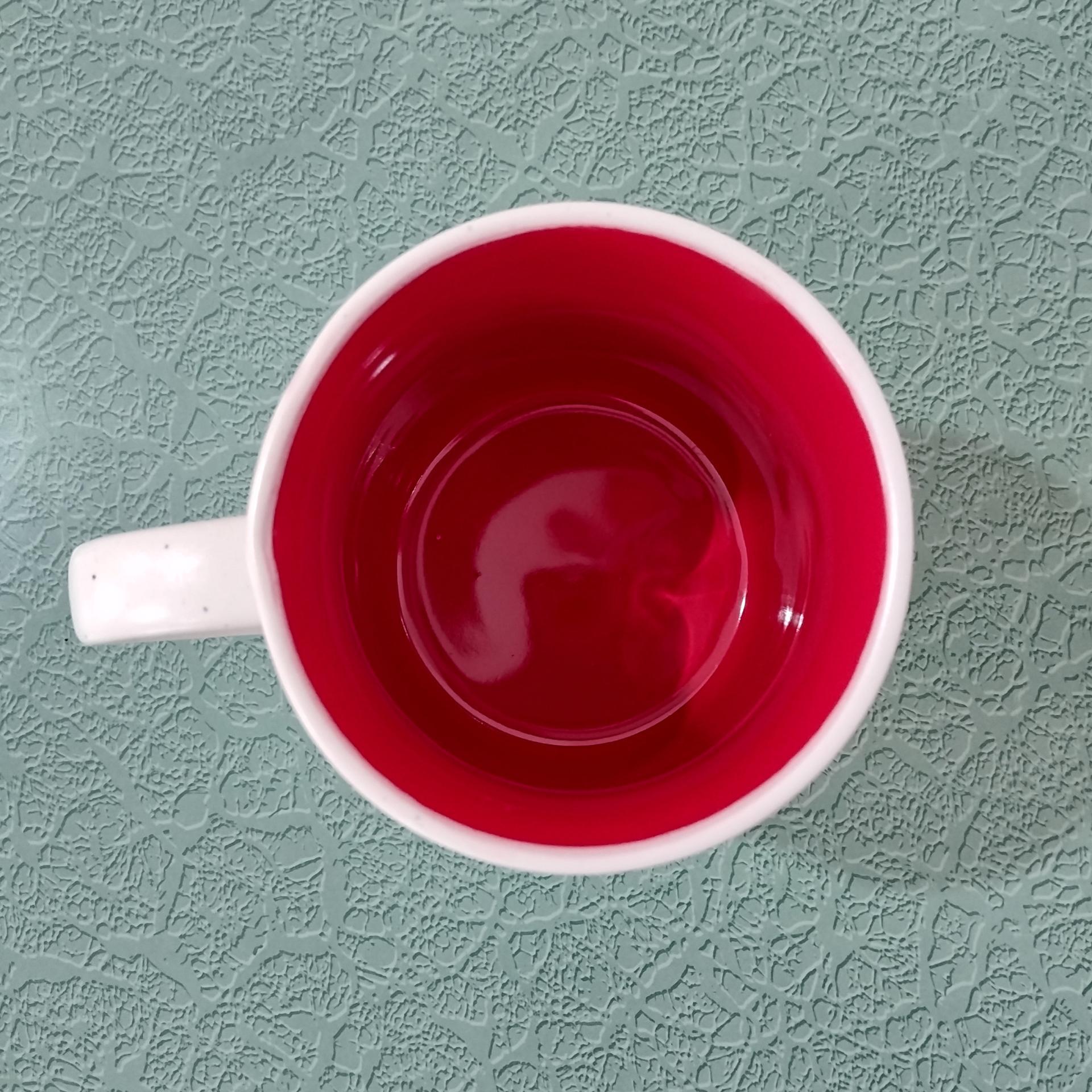 Vintage Sheffield Home Rainbow Heart Ceramic Mug, Oversized 18 Ounce Coffee Mug