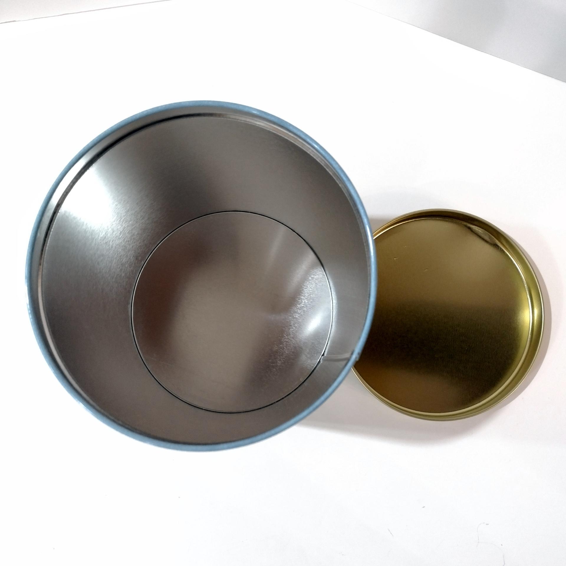 Vintage Terry Redlin Heartland Lights Cylindrical Tin Storage Container