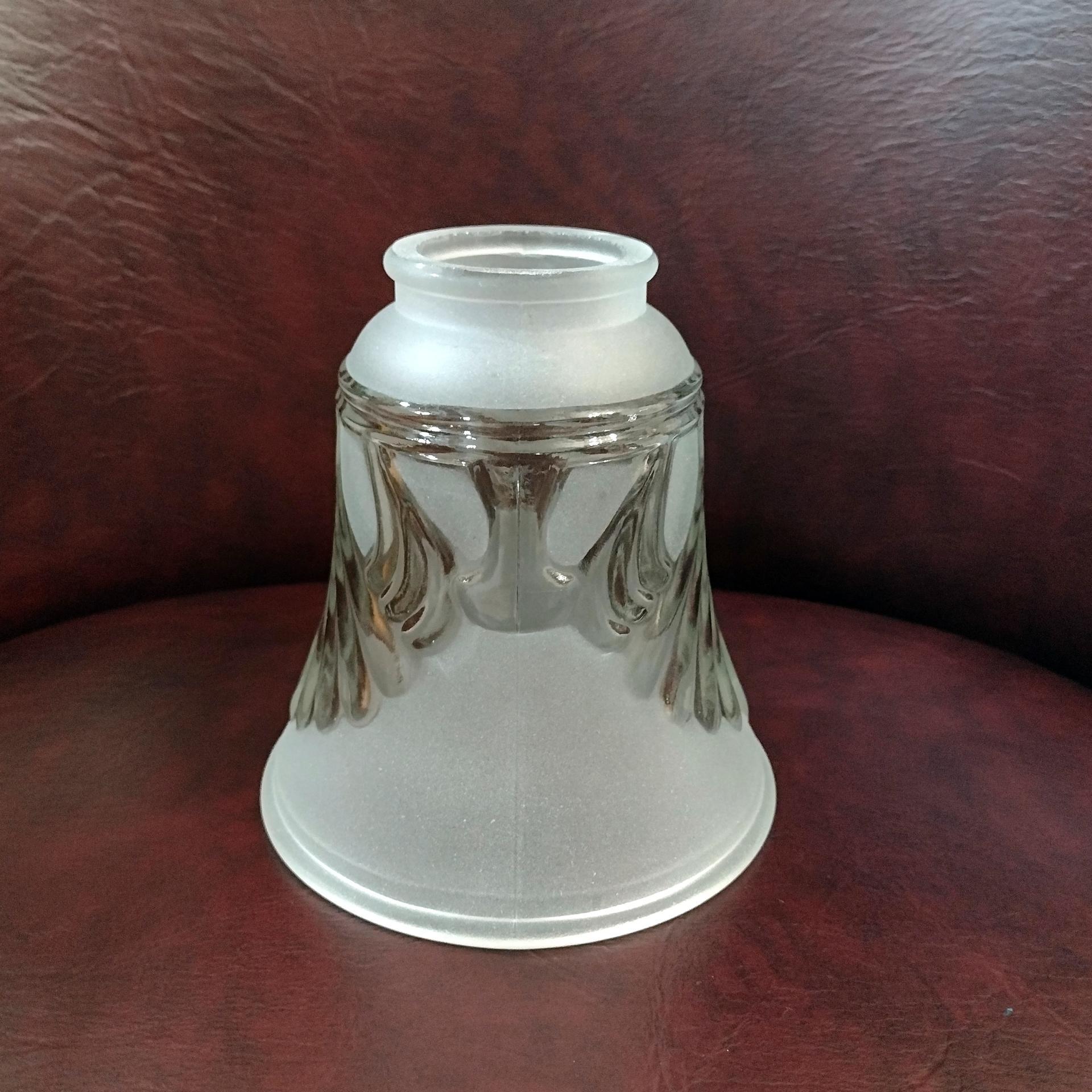 Vintage Art Deco Style Frosted Glass Lamp Shade, Pendant Lamp Shade, Sconce Glass Shade
