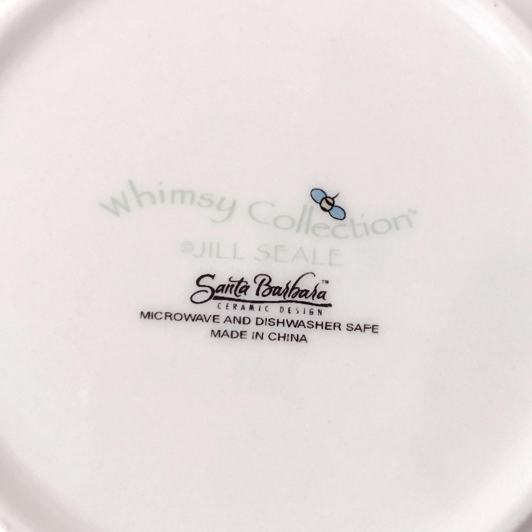 Vintage Jill Seale Whimsical Collection Sister Mary Nun Appetizer Cocktail Plates, Set of 6