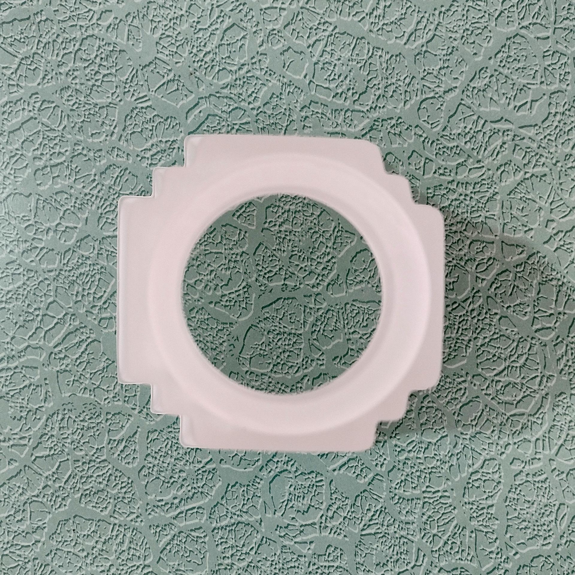 Vintage Art Deco Style Four Sided Frosted Glass Lamp Light Shade, Tulip Shaped Replacement Shade