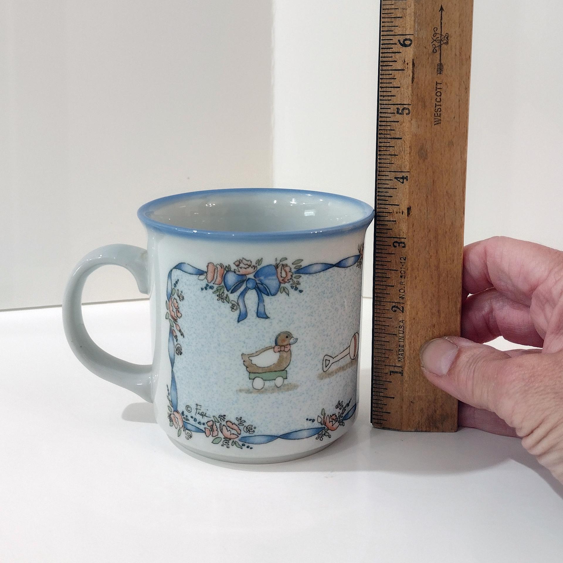 Teddy Bear Childs Ceramic Mug, Baby Shower Gift