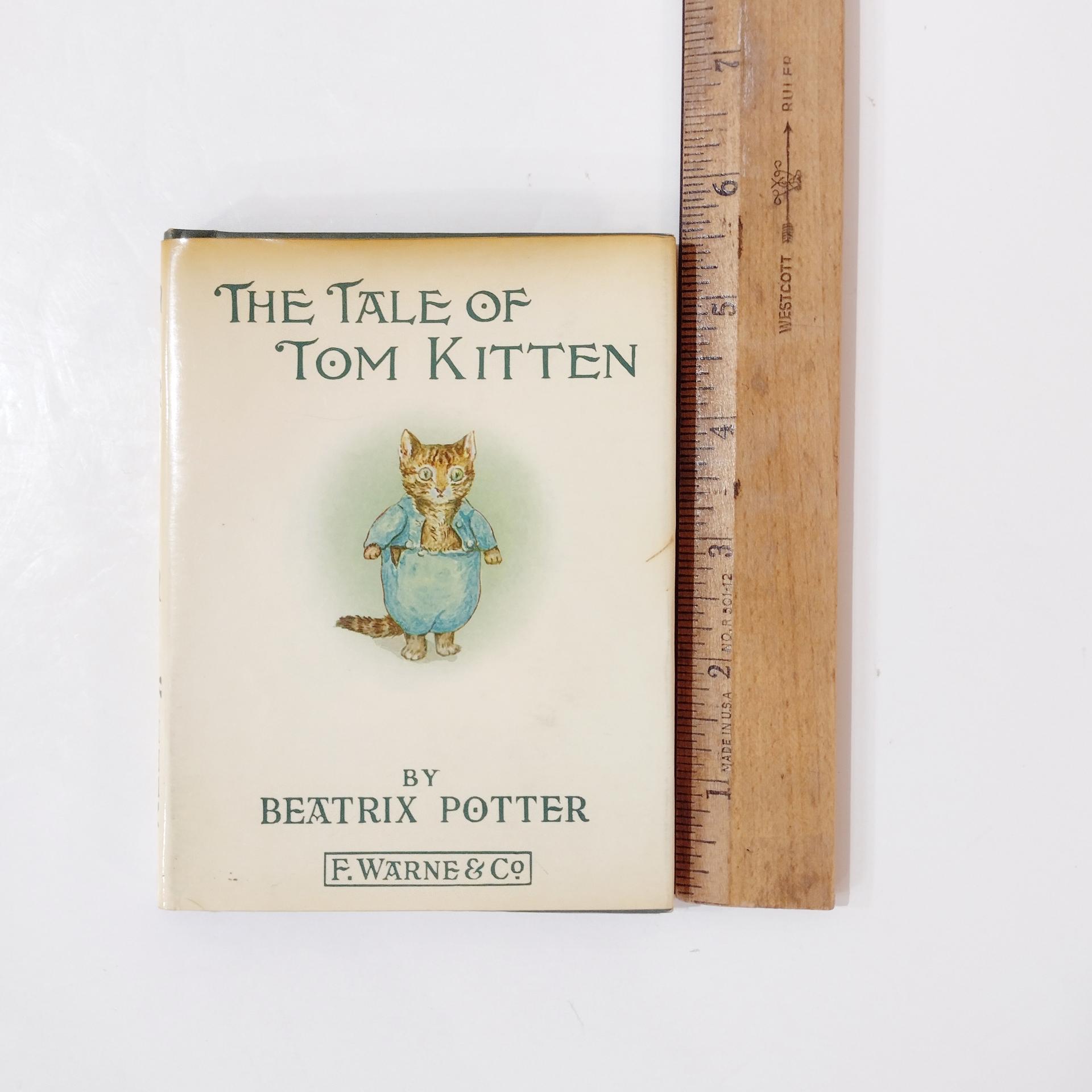 Vintage The Tale of Tom Kitten Beatrix Potter Book, 1935 Edition