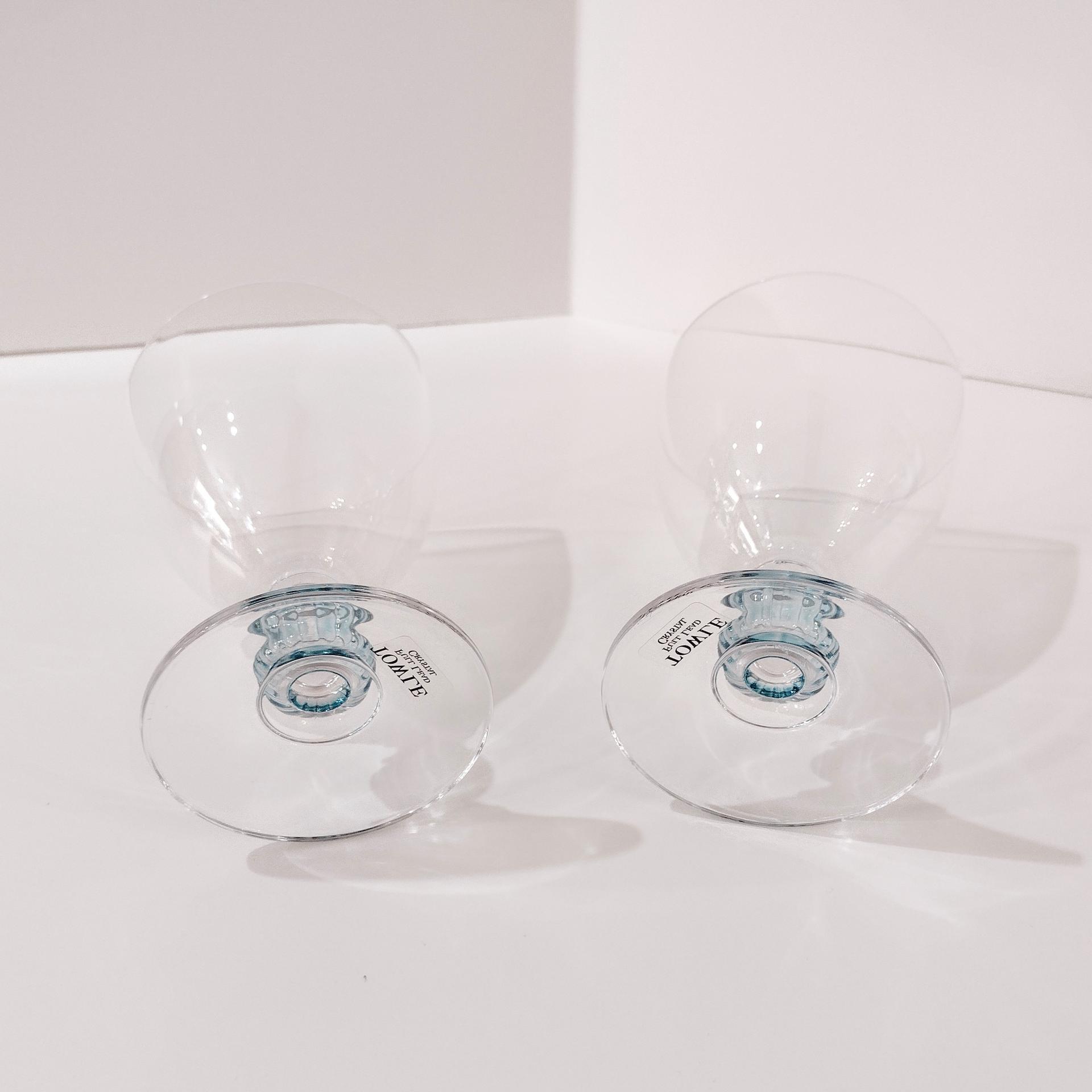 Vintage NEW Towle Crystal Wine Glasses, Set of Two, Towle TOC15 Pattern