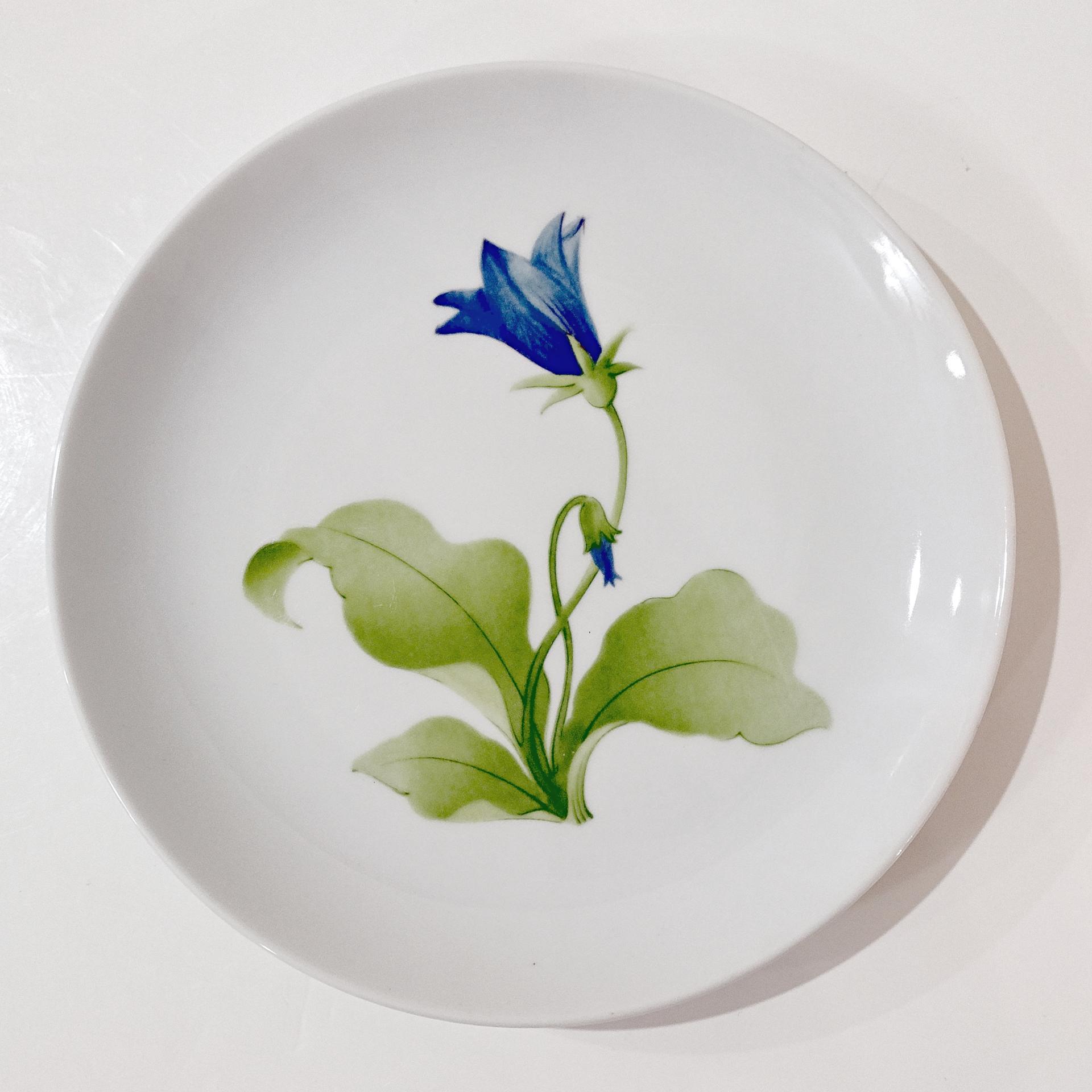 Vintage Toscany Tuileries Salad Luncheon Plates, Set of Five, Floral Decorative Plates