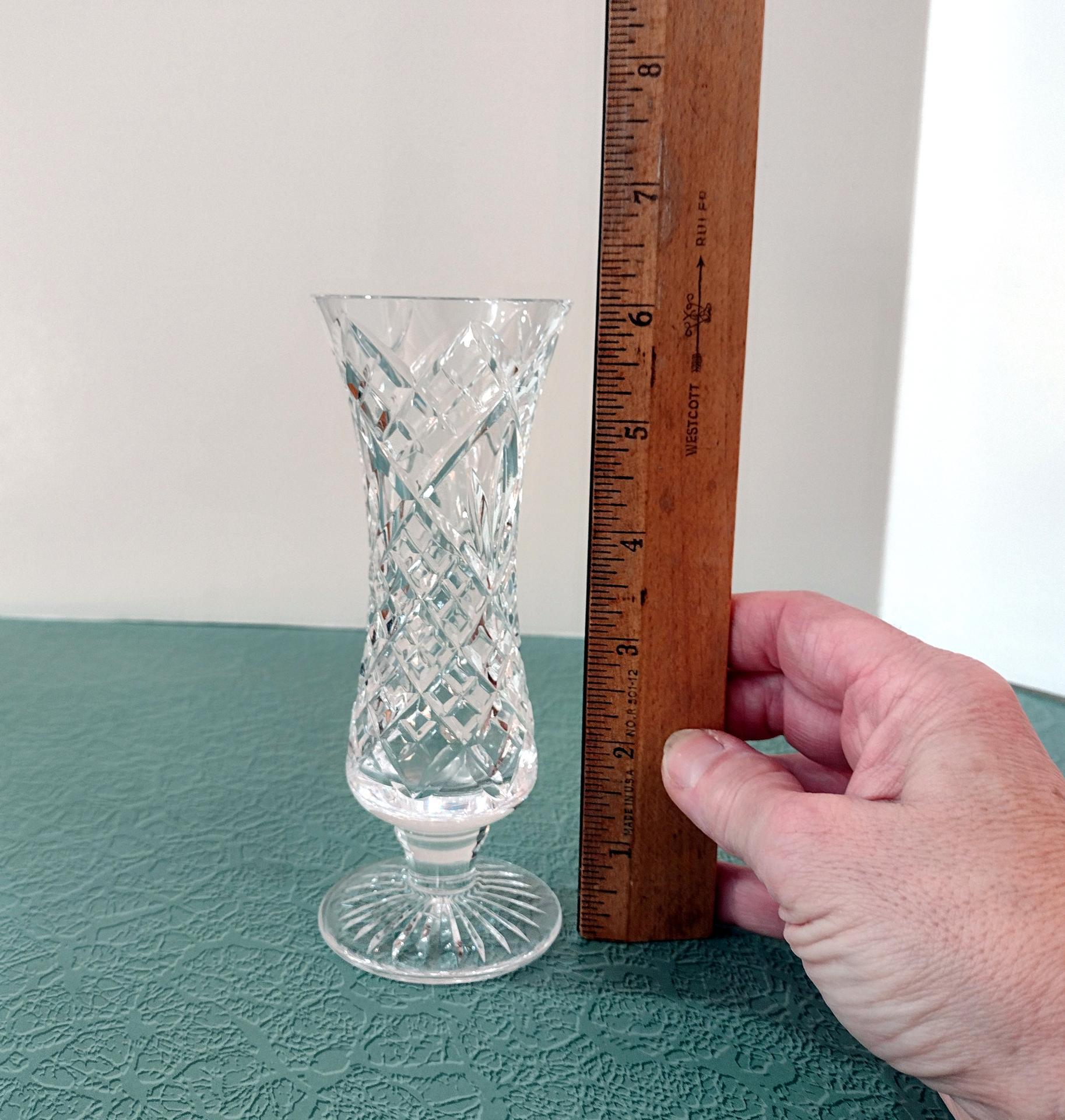 Vintage Crystal Bud Vase