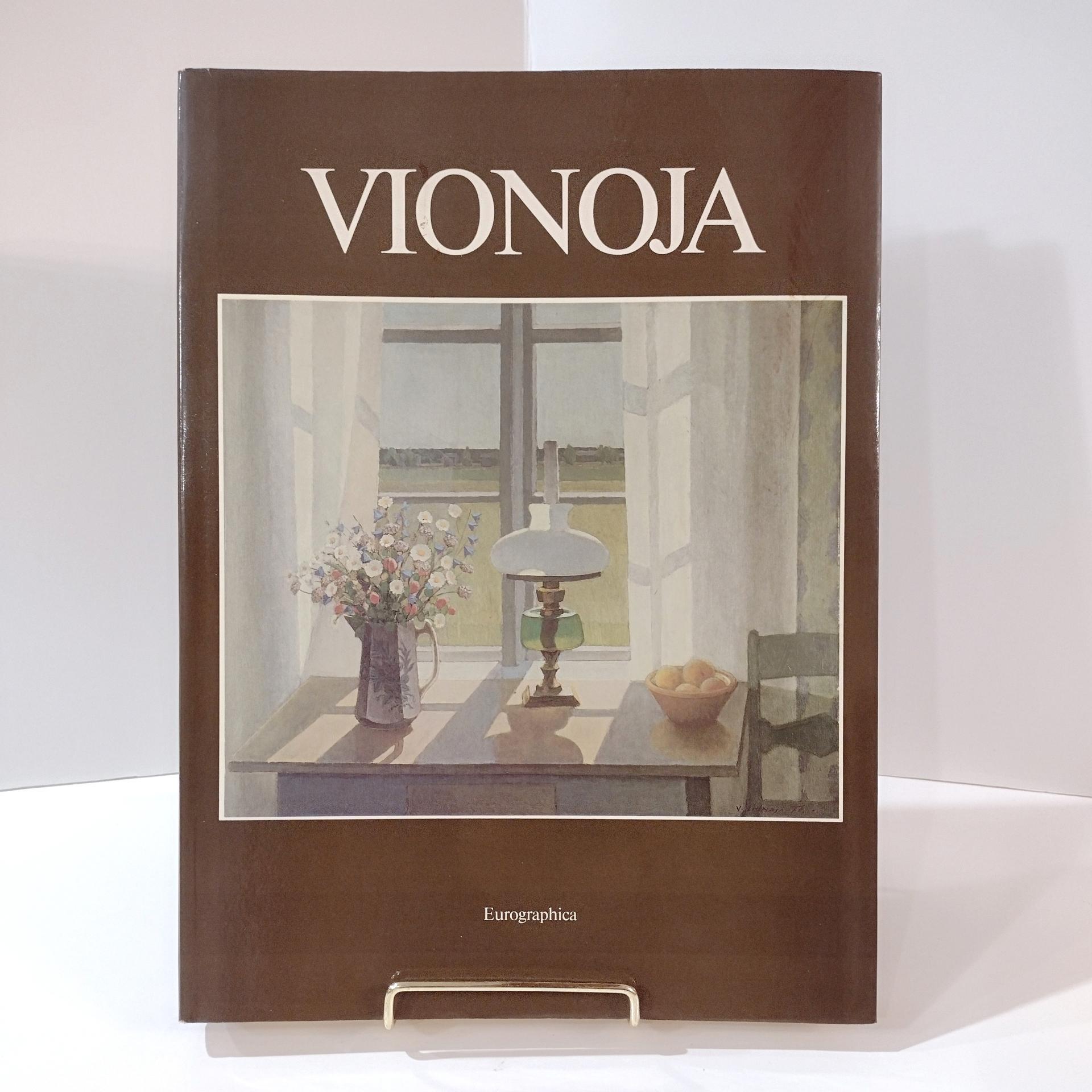 Vintage Veikko Vionoja Paintings First Edition Coffee Table Book, Finnish Artist Works from 1935-1984