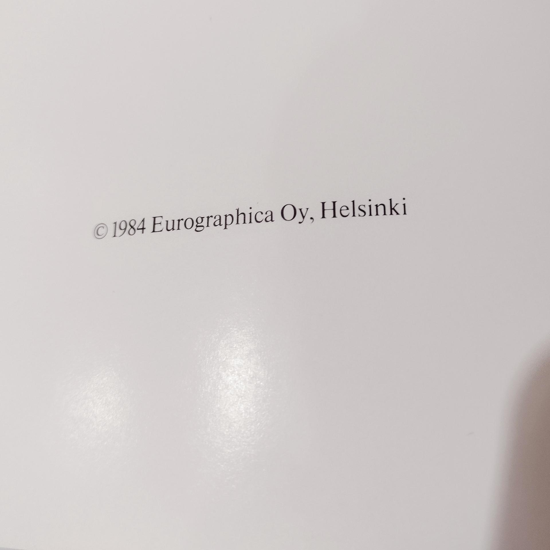 Vintage Veikko Vionoja Paintings First Edition Coffee Table Book, Finnish Artist Works from 1935-1984