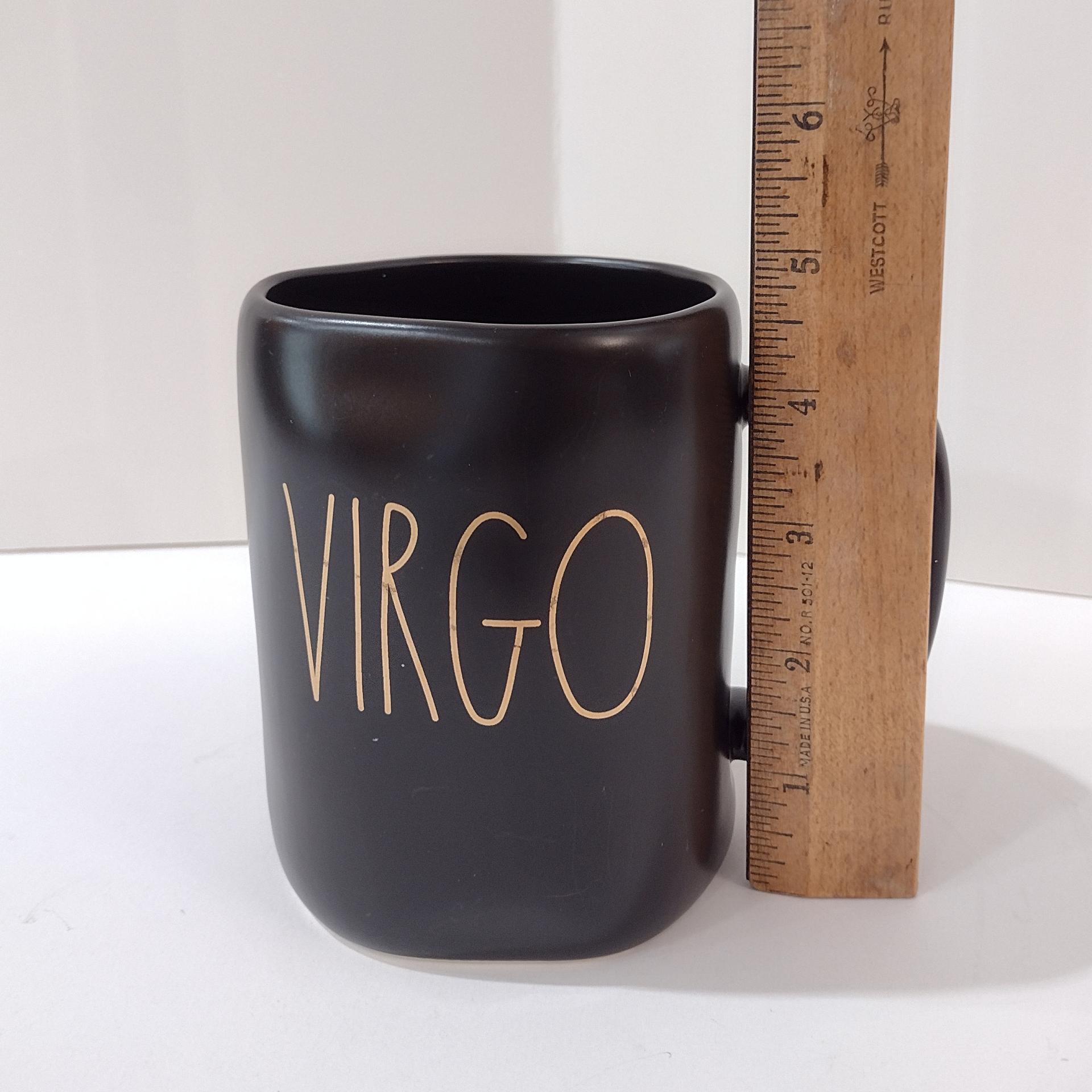 Vintage Rae Dunn Virgo Astrological Zodiac Oversized Ceramic Mug, Virgo Star Constellation Cup