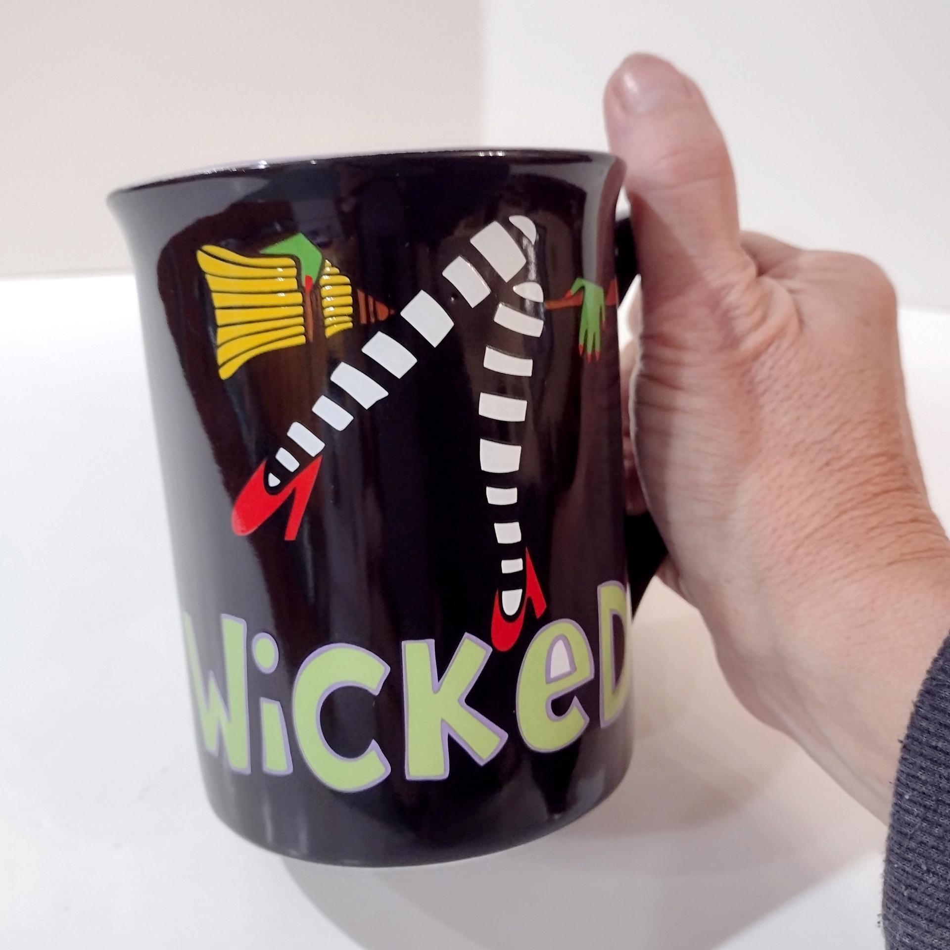 Wizard of Oz Wicked Witch Don't Make Me Call the Flying Monkeys Ceramic Oversized Coffee Tea Mug