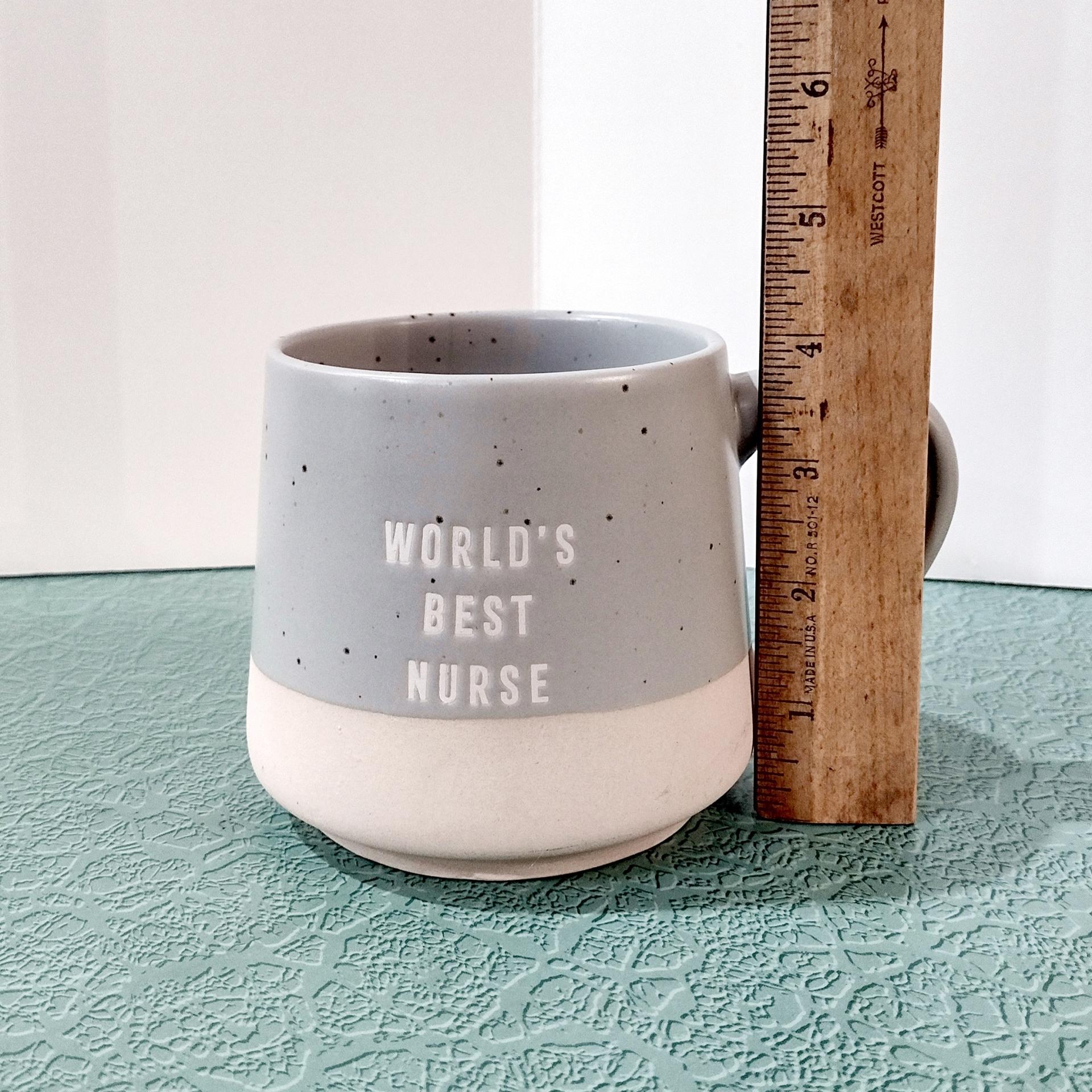 Vintage World's Best Nurse Ceramic Coffee Tea Mug, Nurse Gift