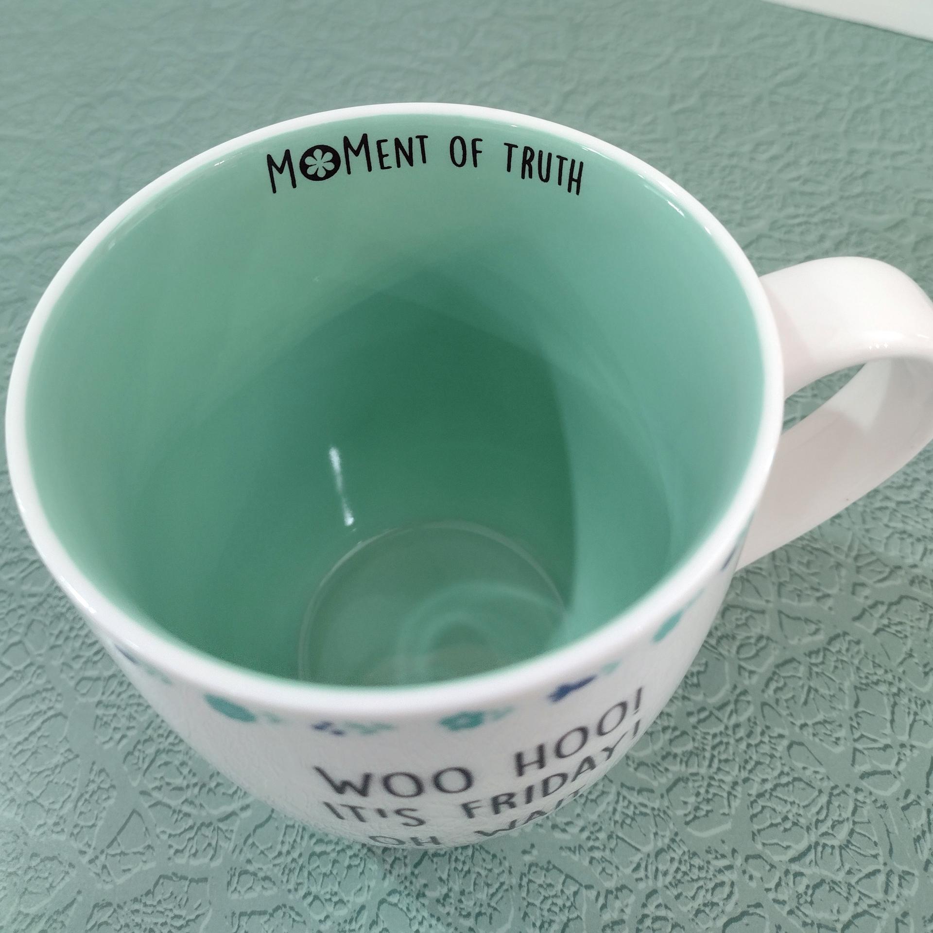 Woo Hoo It's Friday Oh Wait I'm a Mom Ceramic Coffee Tea Mug, Mother's Day Gift, New Mom Baby Shower Gift