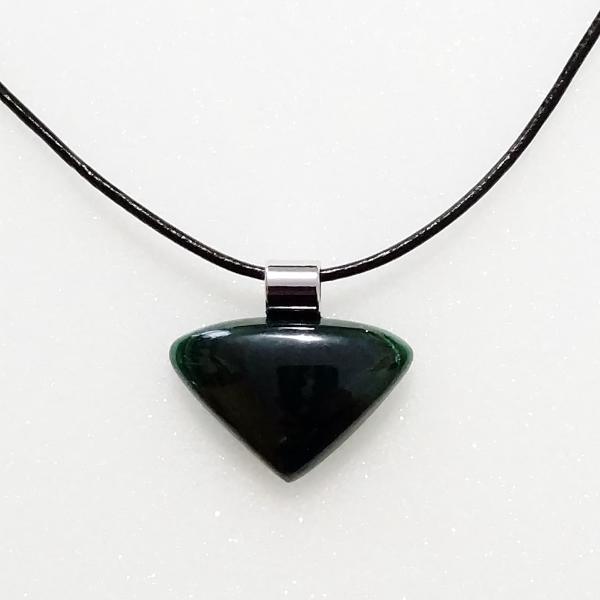 Malachite Pendant, Dark Green