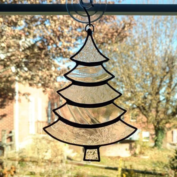 Christmas Tree Suncatcher, Clear