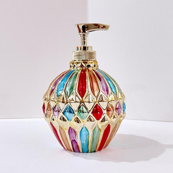 Vintage Allure 1998 Glass Ornament Christmas Holiday Soap Dispenser