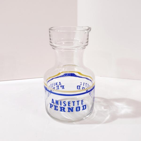 Vintage French Pernod Anisette Water Juice Carafe Bottle