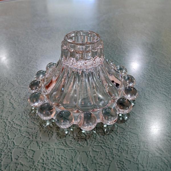 Vintage Anchor Hocking Berwick Boopie Glass Candle Holder